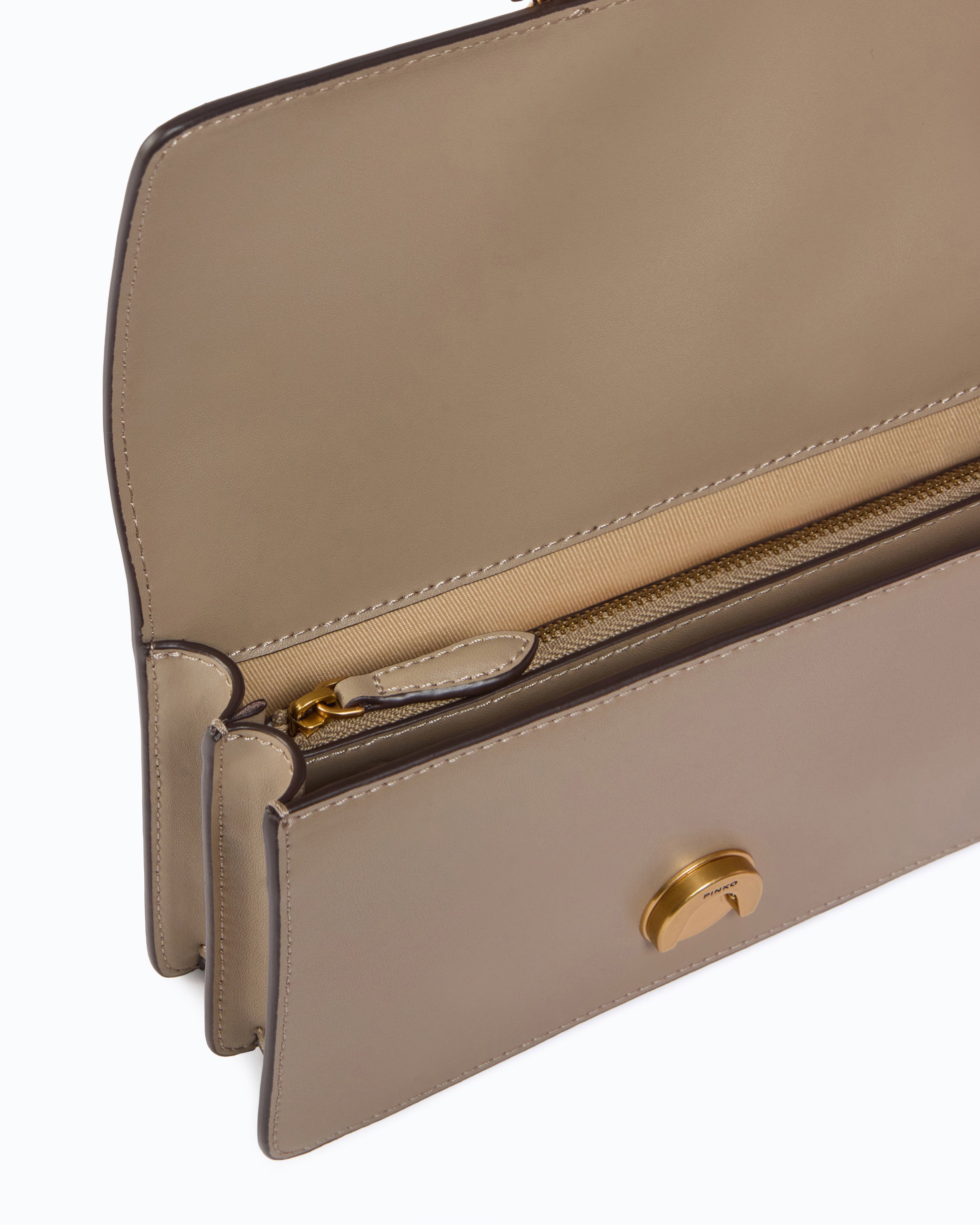 Pinko Love Bag One New Buckle torebka skórzana mała