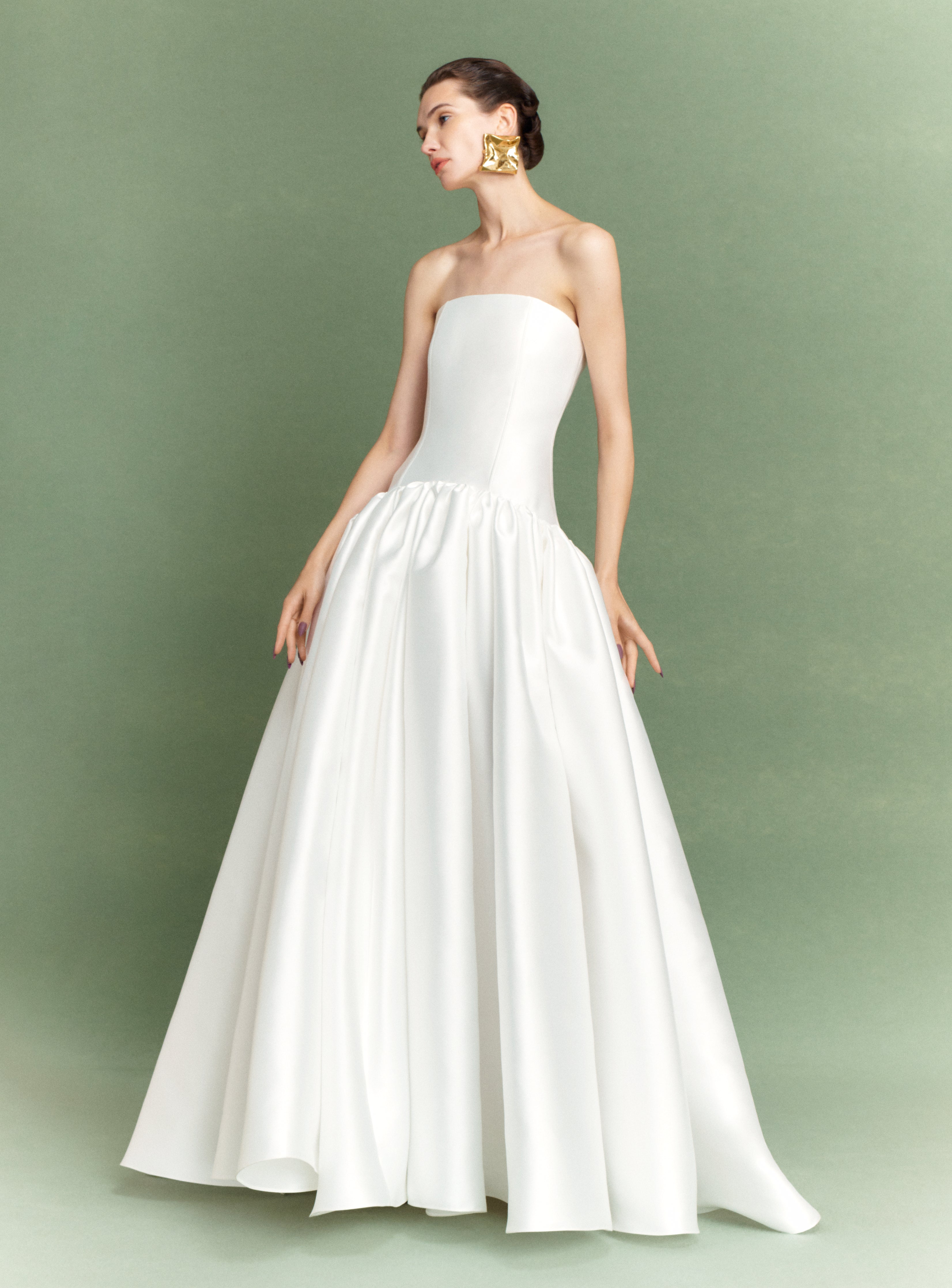 Solace London Cassias sukienka wieczorowa maxi kremowa