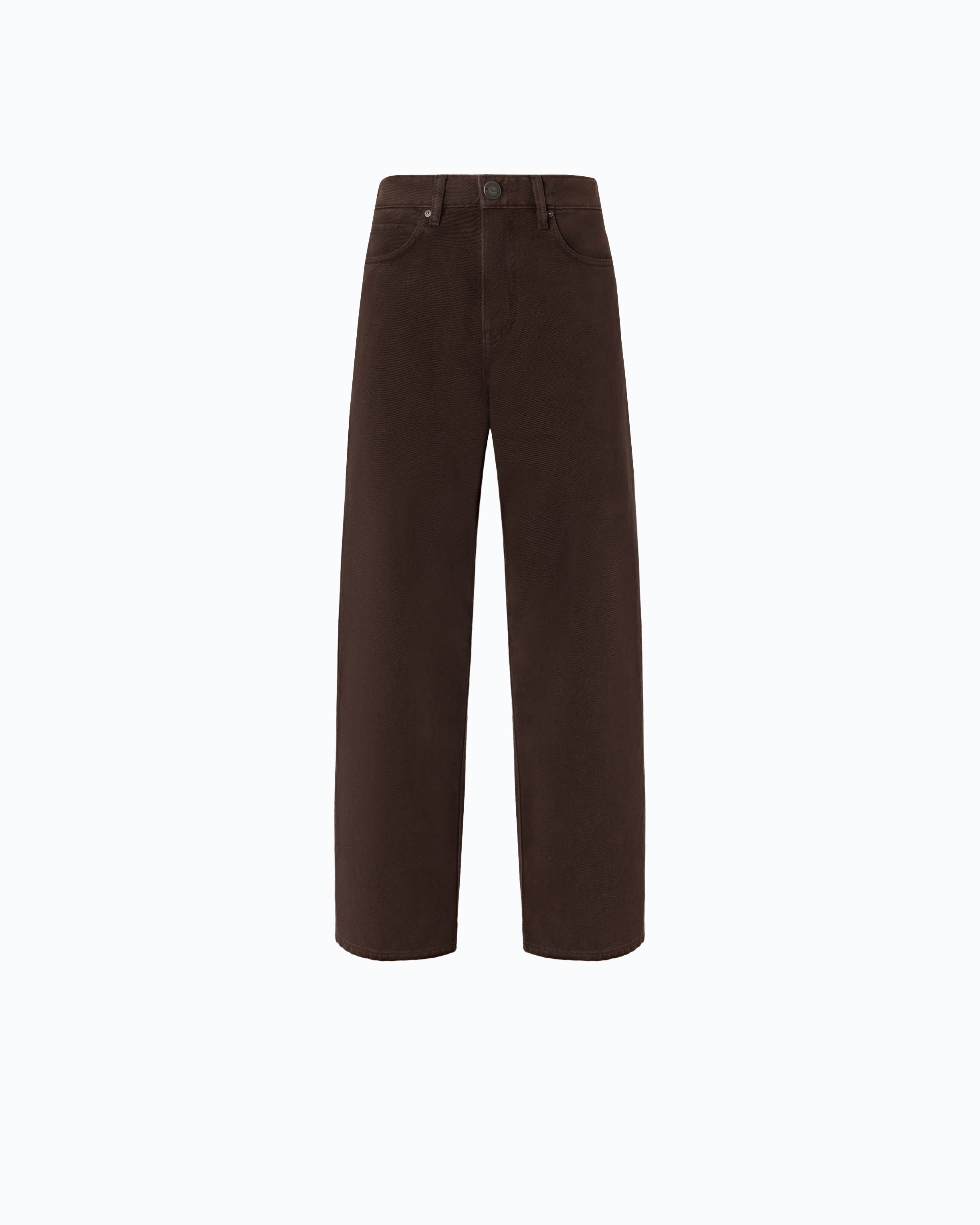Pinko Estelle Egg spodnie barrel fit brązowe bull