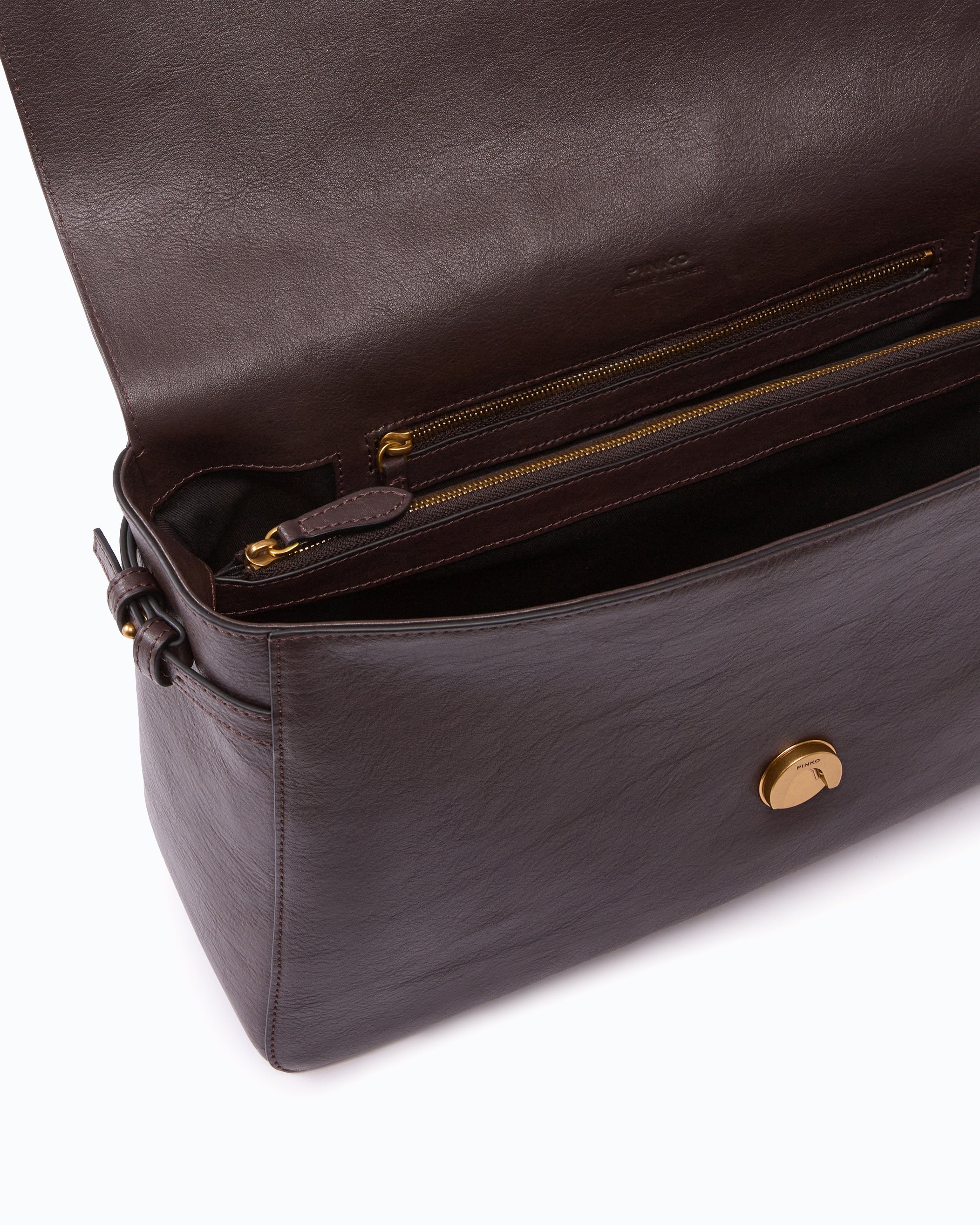 Pinko Love Bag One Extra Slouchy torebka duża skórzana