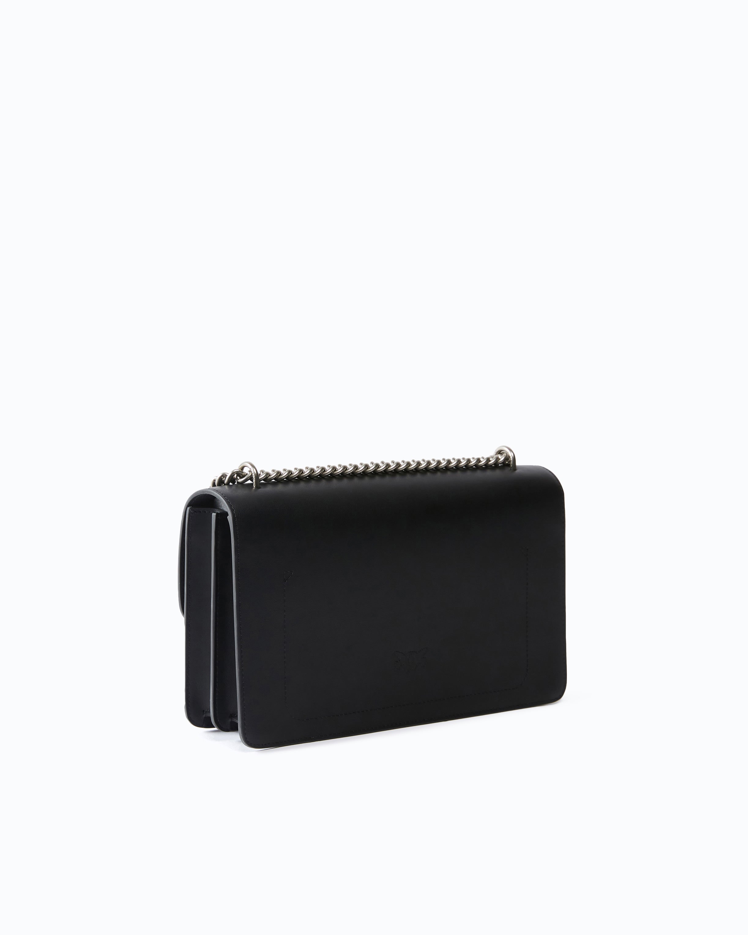 Pinko Love Bag One Classic torebka czarna skóra