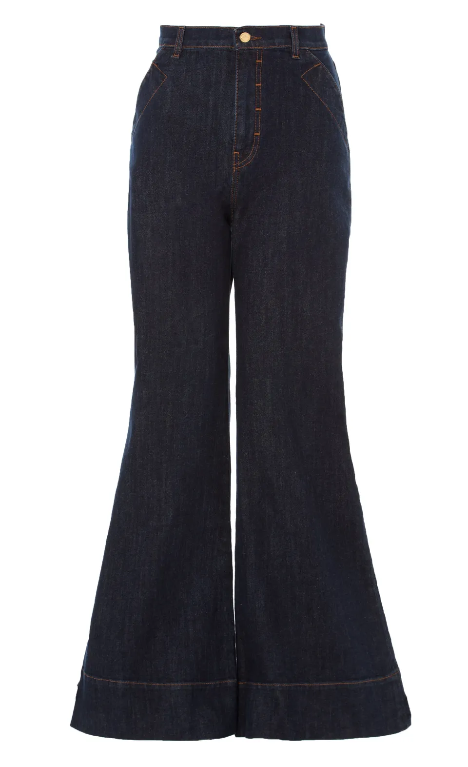 Temperley London Raquel jeansy damskie vintage wash wysoki stan