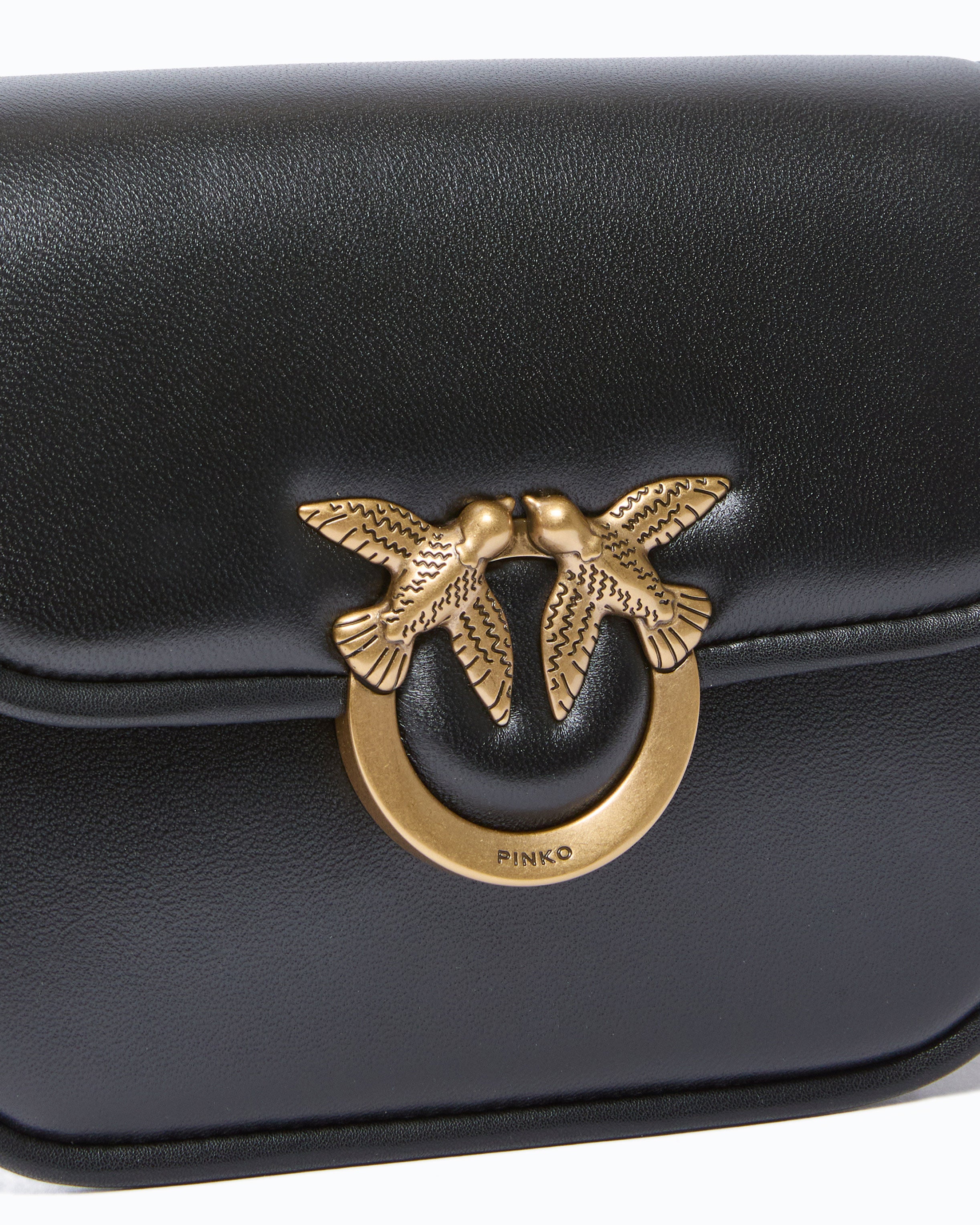 Pinko Love Bag Box torebka mini czarna nappa