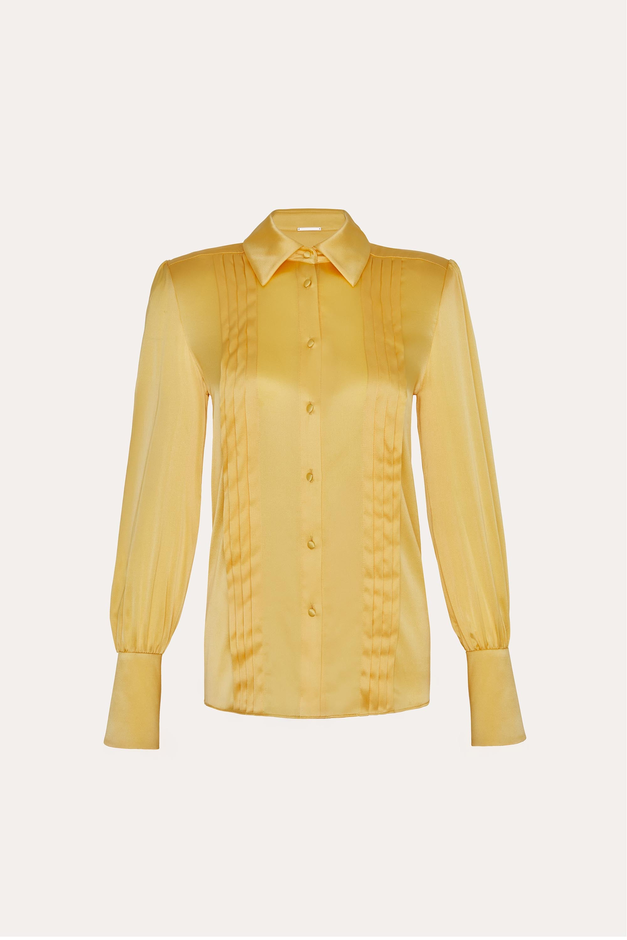 Elie Tahari Chloe bluzka charmeuse Lemon Silk