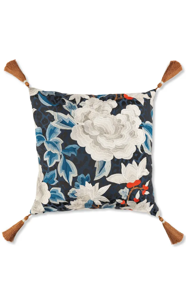 Temperley London Lavinia poduszka 50x50 haft Twilight