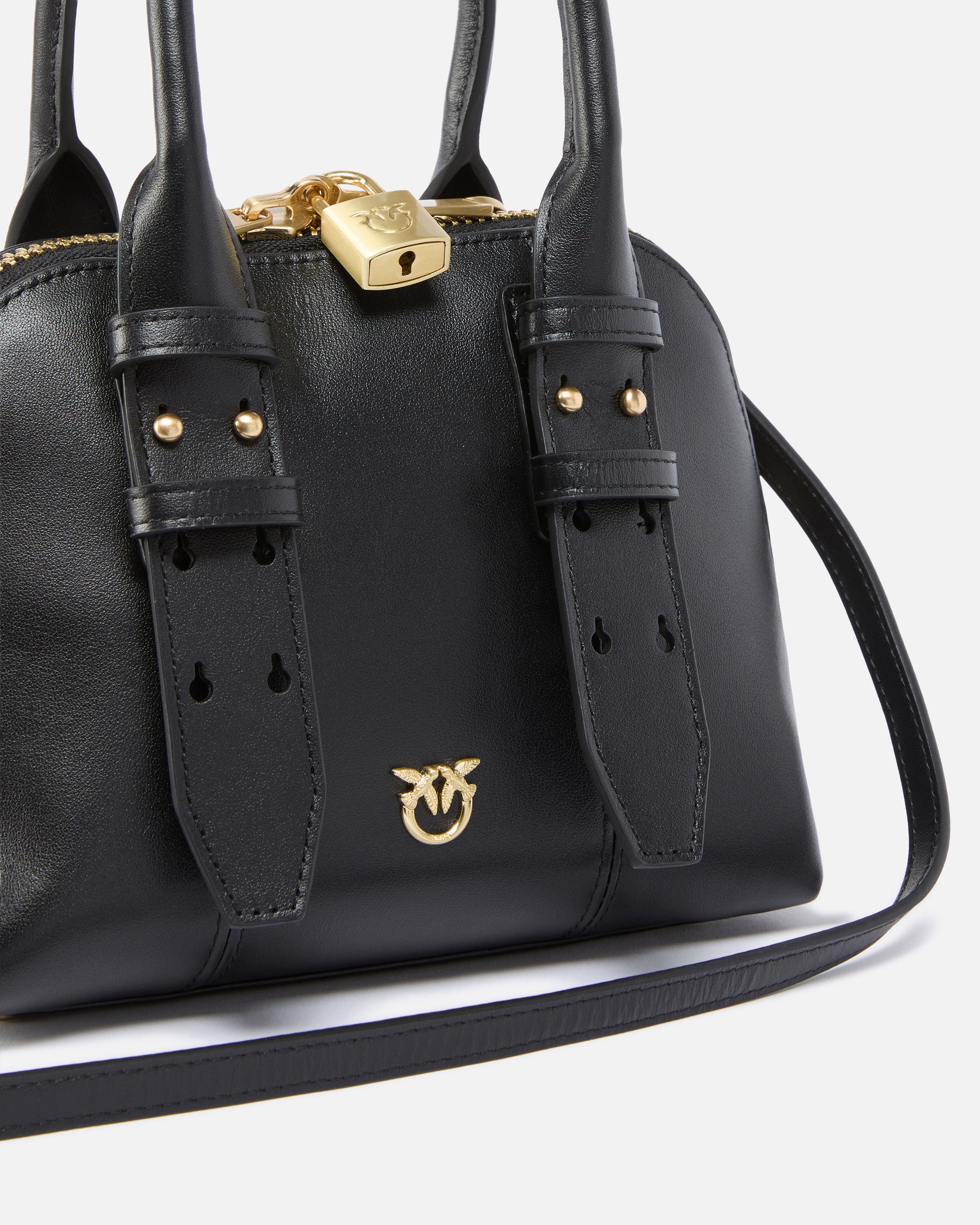 Pinko Escape Bag Mini torebka bowling czarna