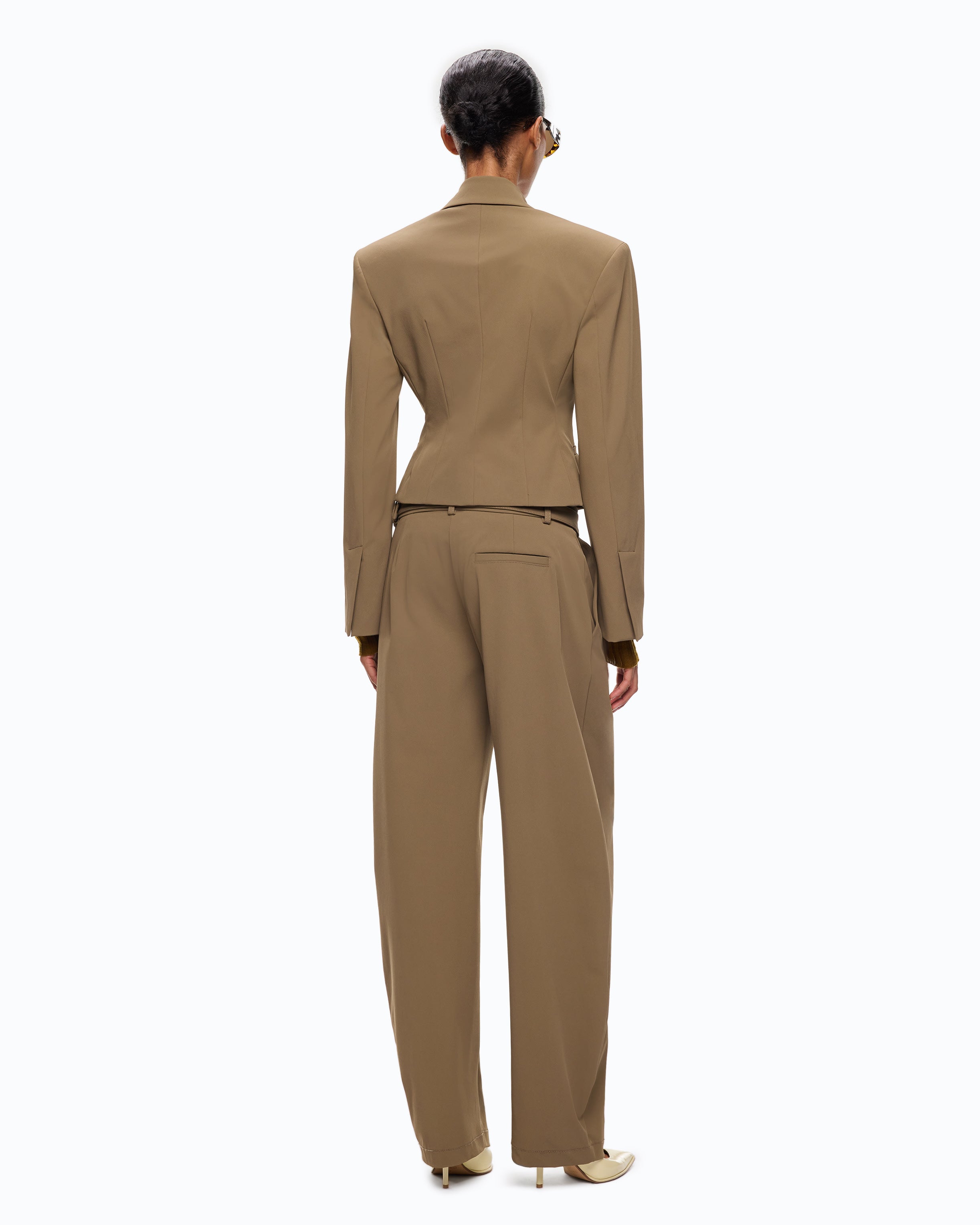 Pinko Teroldego Jacket marynarka cropped slim fit