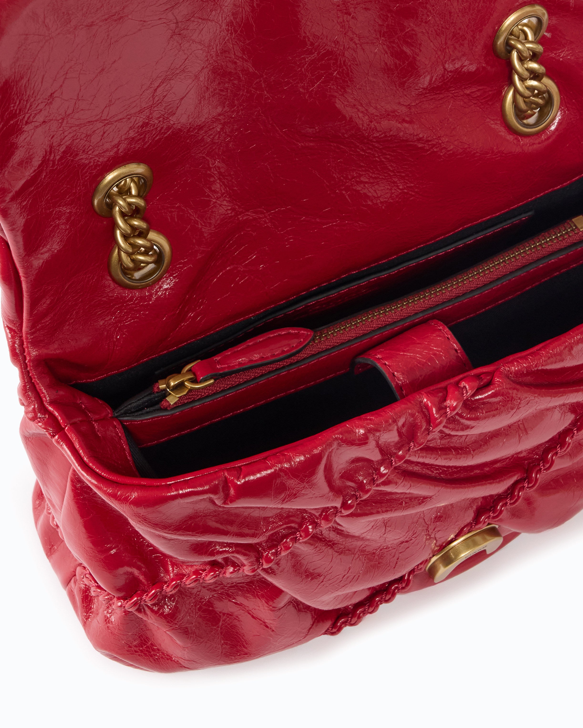 Pinko Mini Love Bag Puff torebka pikowana czarna mini