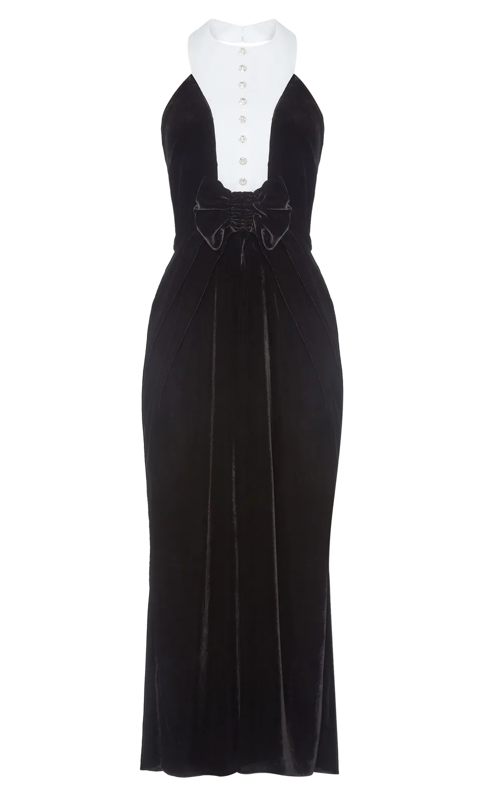 Temperley London Ashcombe sukienka wieczorowa czarna midi