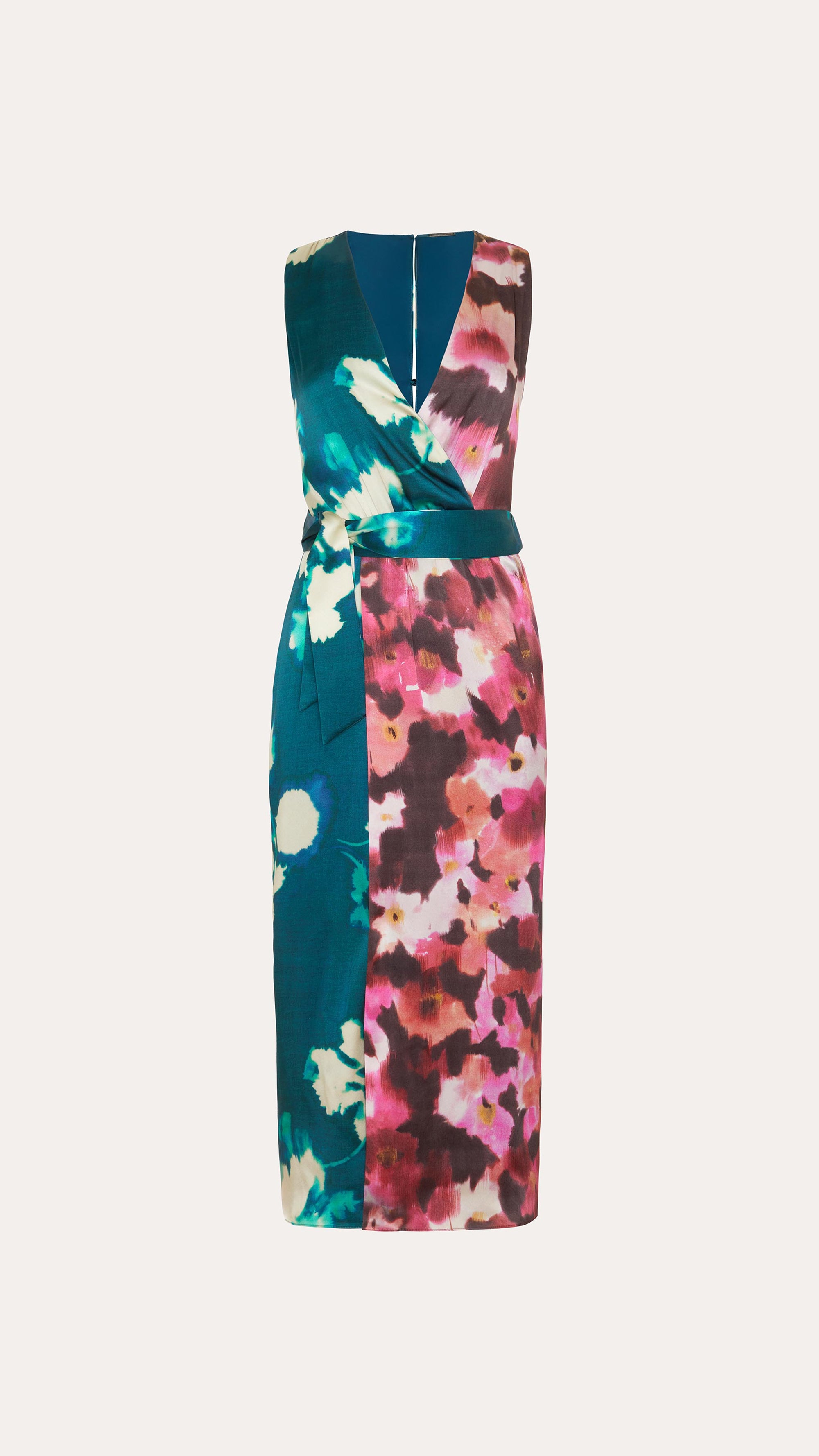 Elie Tahari Delilah-Rose sukienka jedwabna Azure Garden