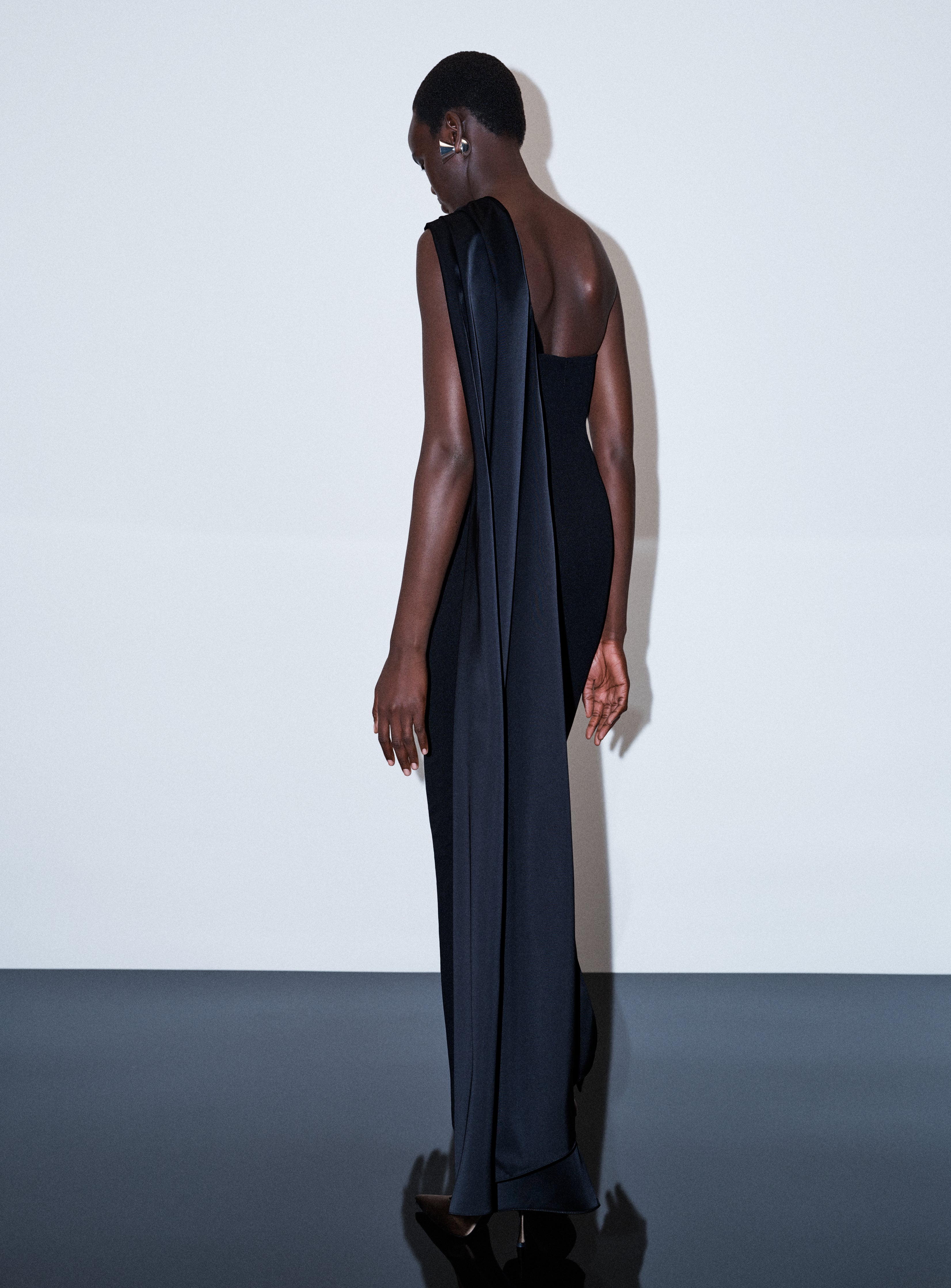 Solace London Audran maxi sukienka wieczorowa Black