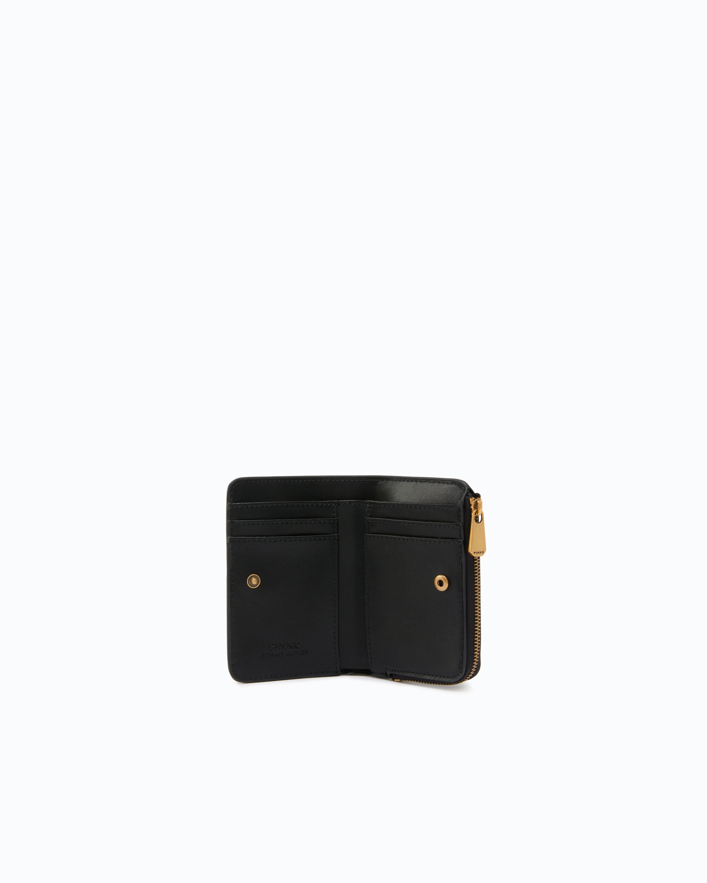 Pinko Mini Wallet portfel skórzany mały