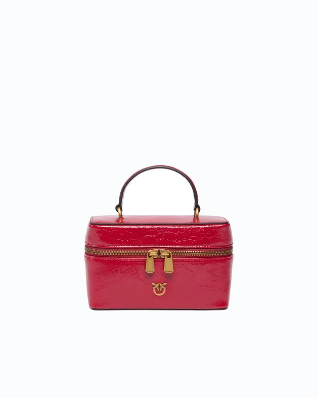 Pinko Vanity Soft torebka skorzana lśniąca