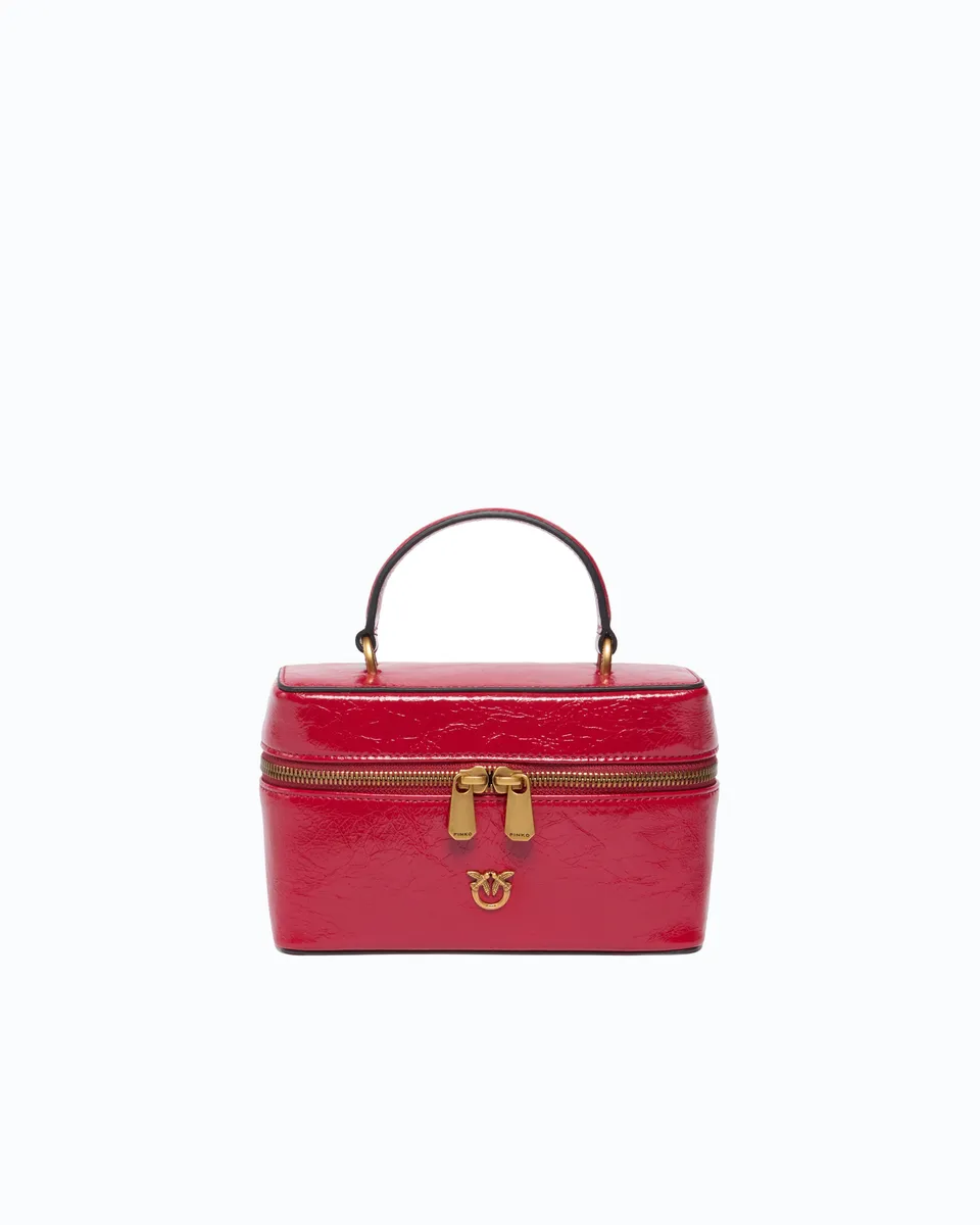 Pinko Vanity Soft torebka skorzana lśniąca