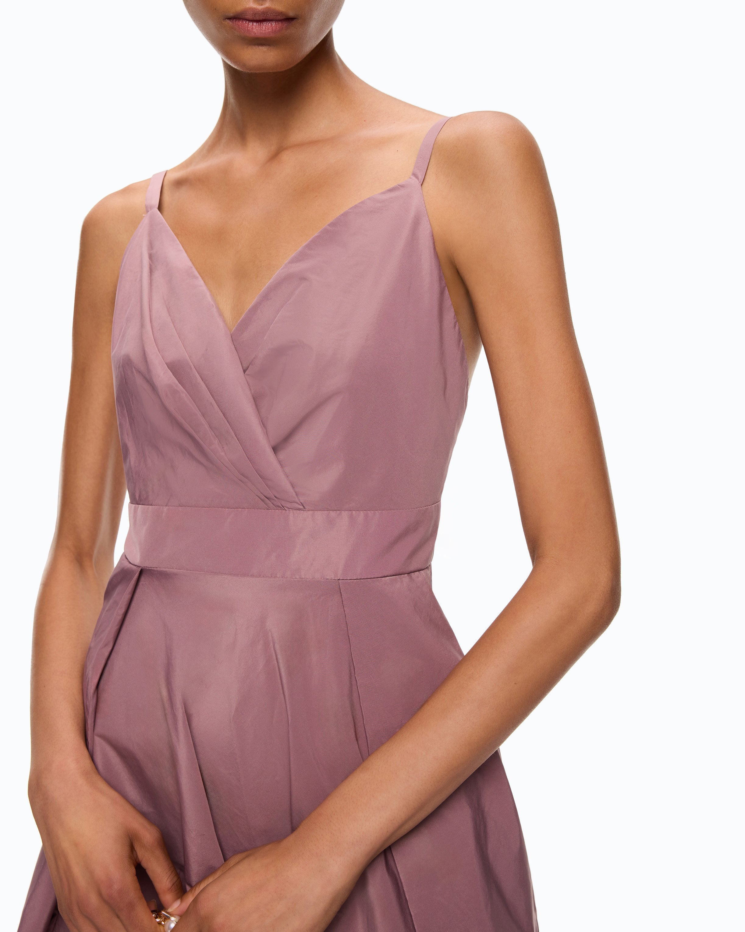Pinko Cherokee Dress sukienka wieczorowa długa tafta