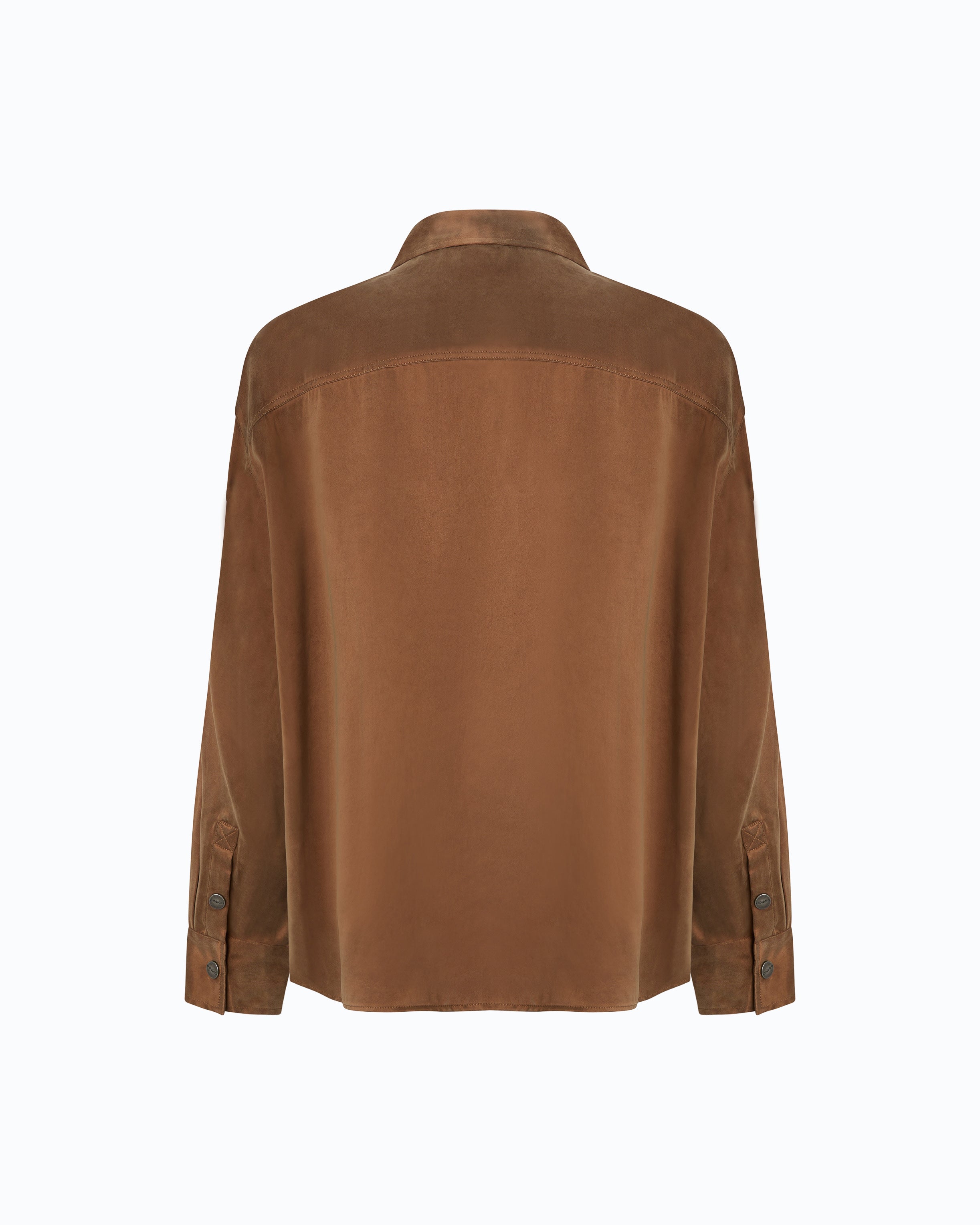 Pinko Careser koszula welurowa twill brązowa