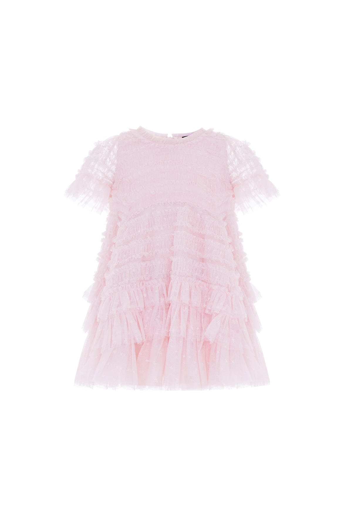 Needle & Thread Valentine Ruffle sukienka niemowlęca różowa