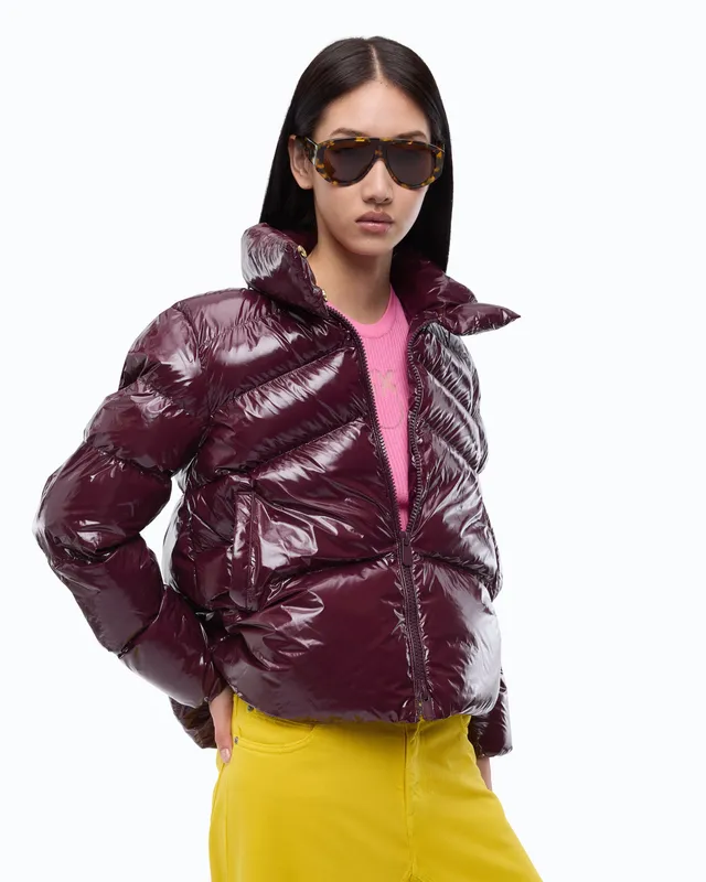 Pinko Mirco Caban kurtka puchowa nylon crystal krótka