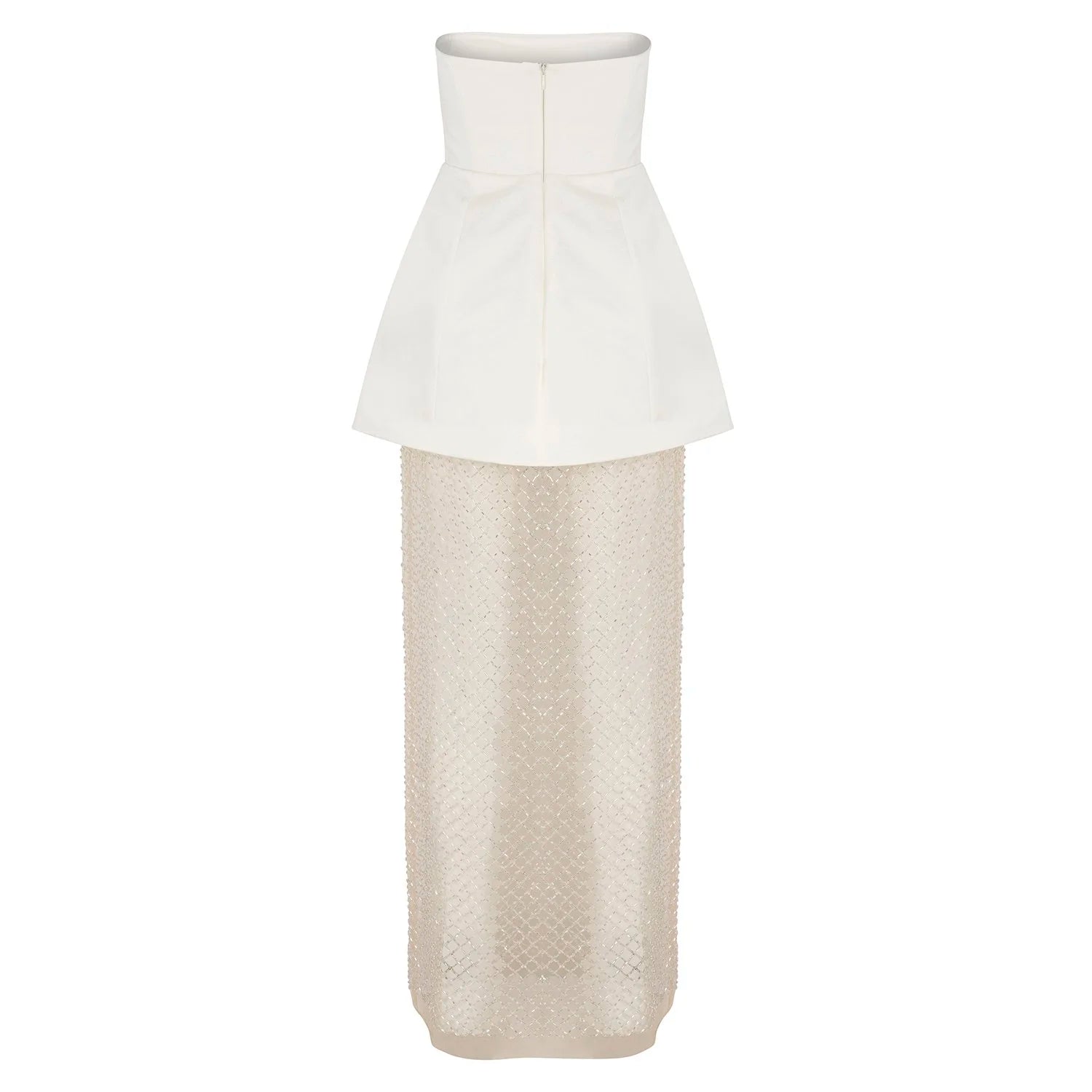 Delfi Collective Gemma sukienka ivory satyna