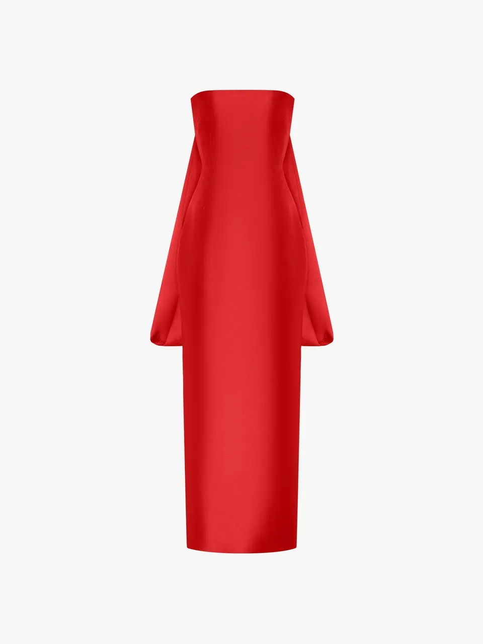 Solace London Dandridge sukienka wieczorowa maxi czerwień