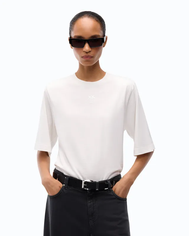 Pinko Niamey T-Shirt t-shirt bawełniany biały