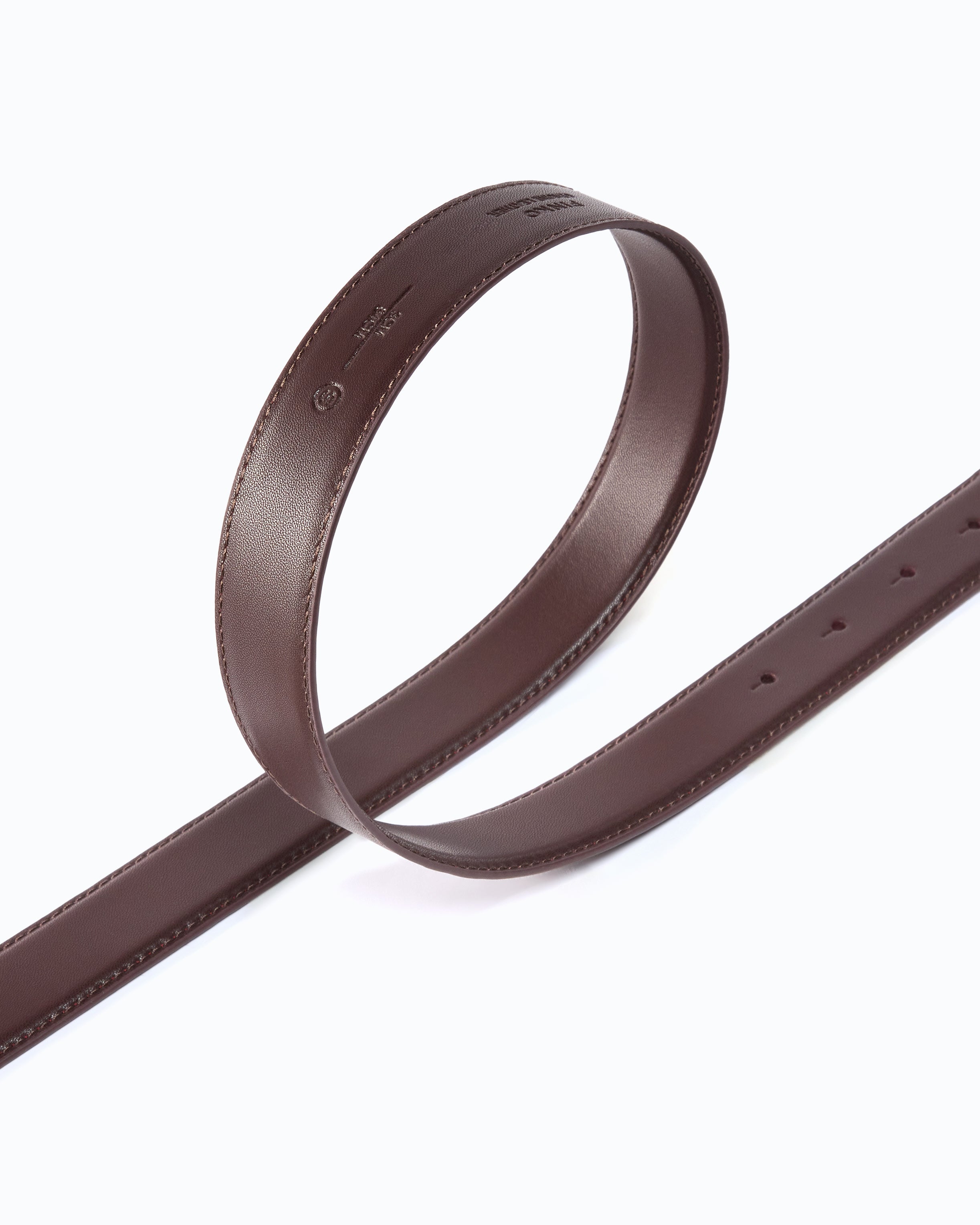 Pinko Love Berry pasek skórzany 2,5 cm kryształki