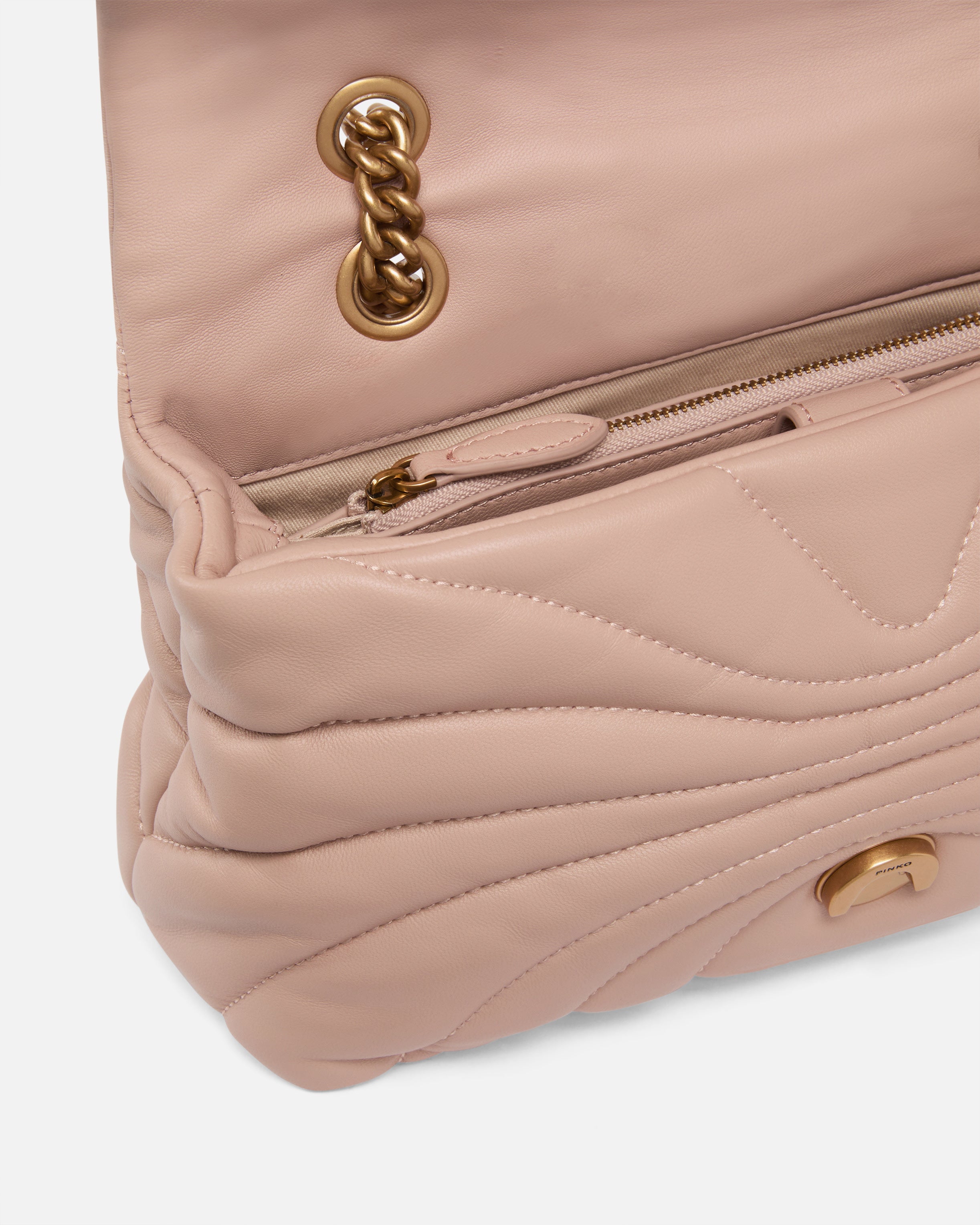 Pinko Love Puff Classic torebka skórzana U duża