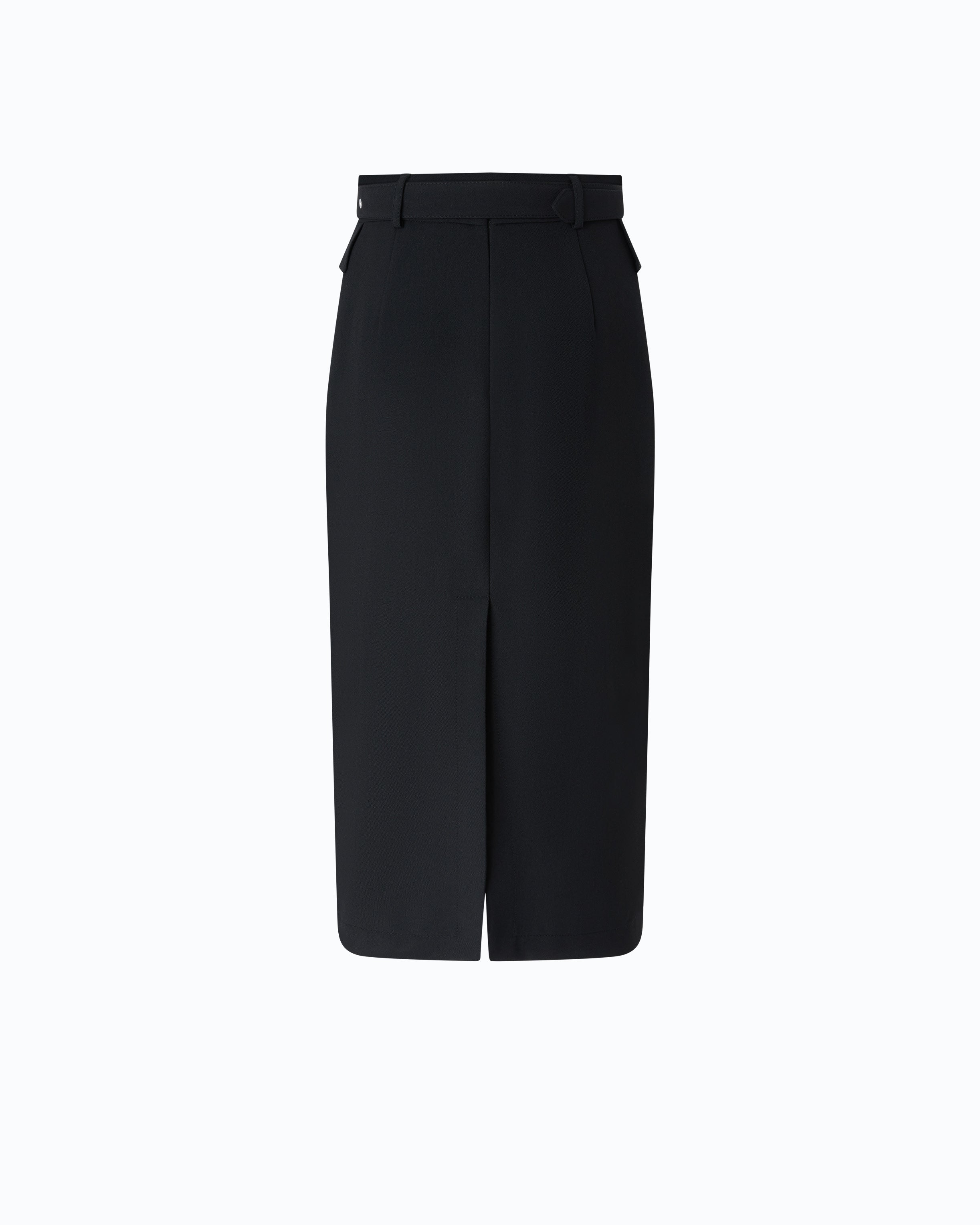 Pinko Gazania Skirt spódnica czarna ołówkowa