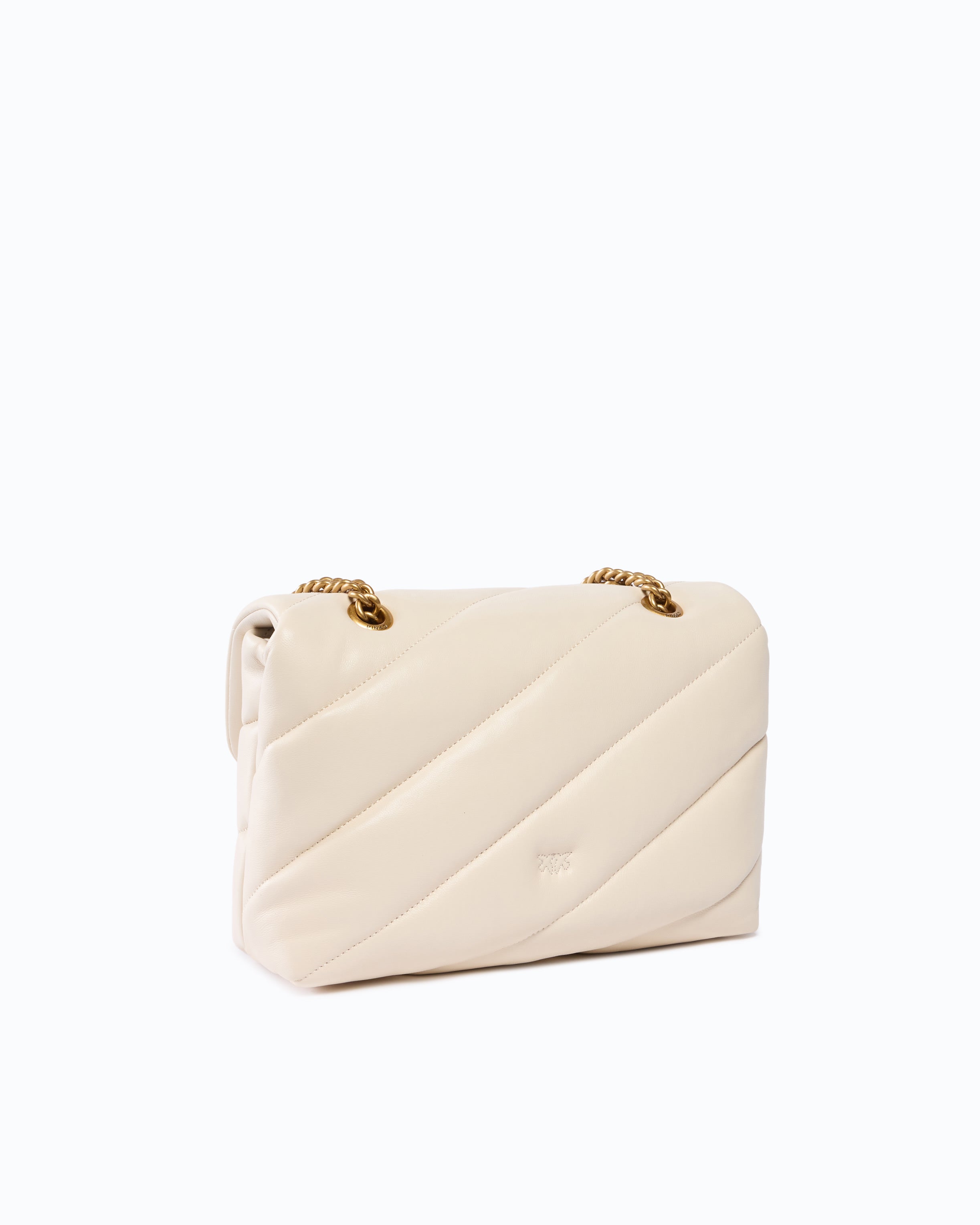 Pinko Love Bag Puff torebka biała maxi quilt