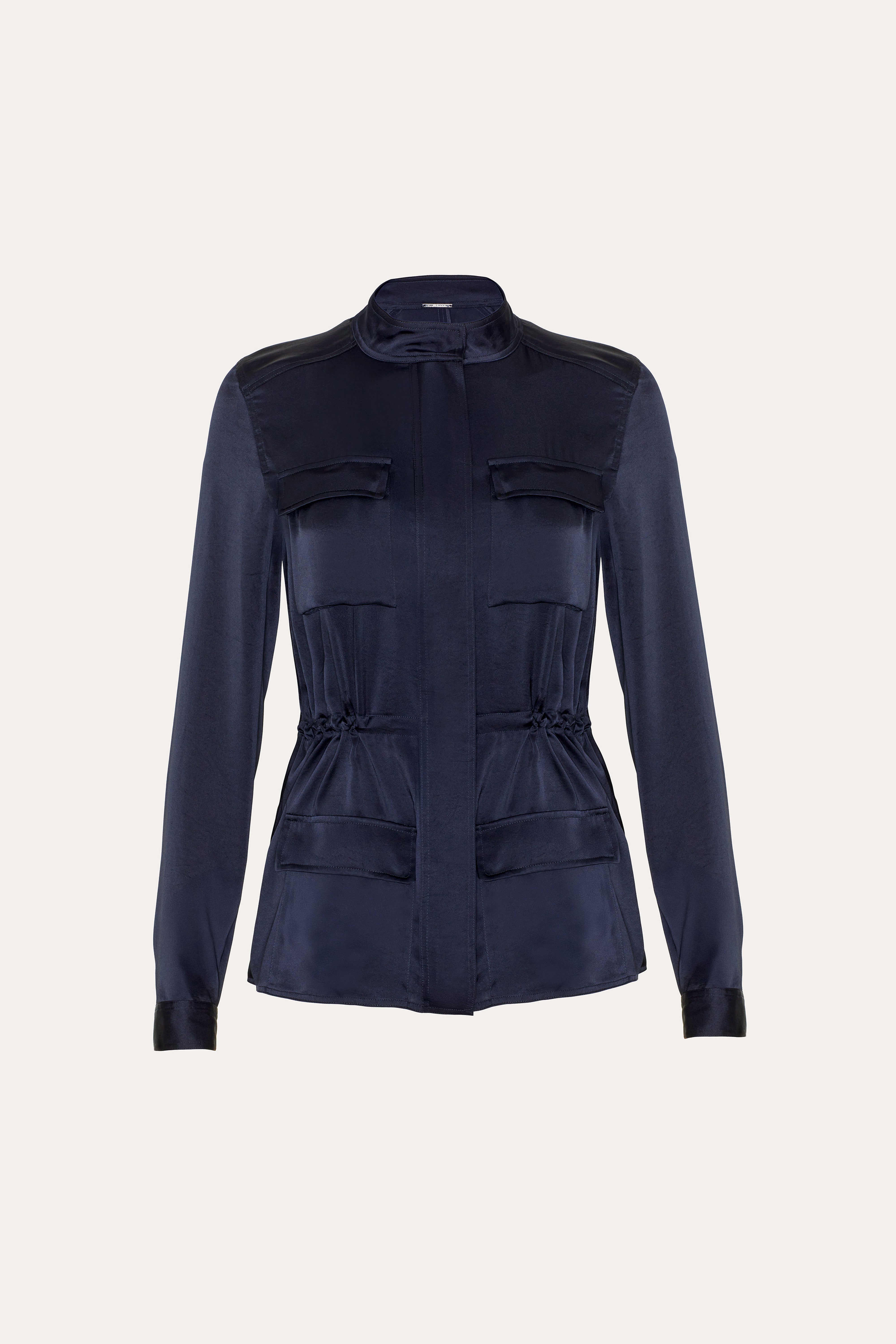Elie Tahari Olivia Utility kurtka Stargazer satynowa