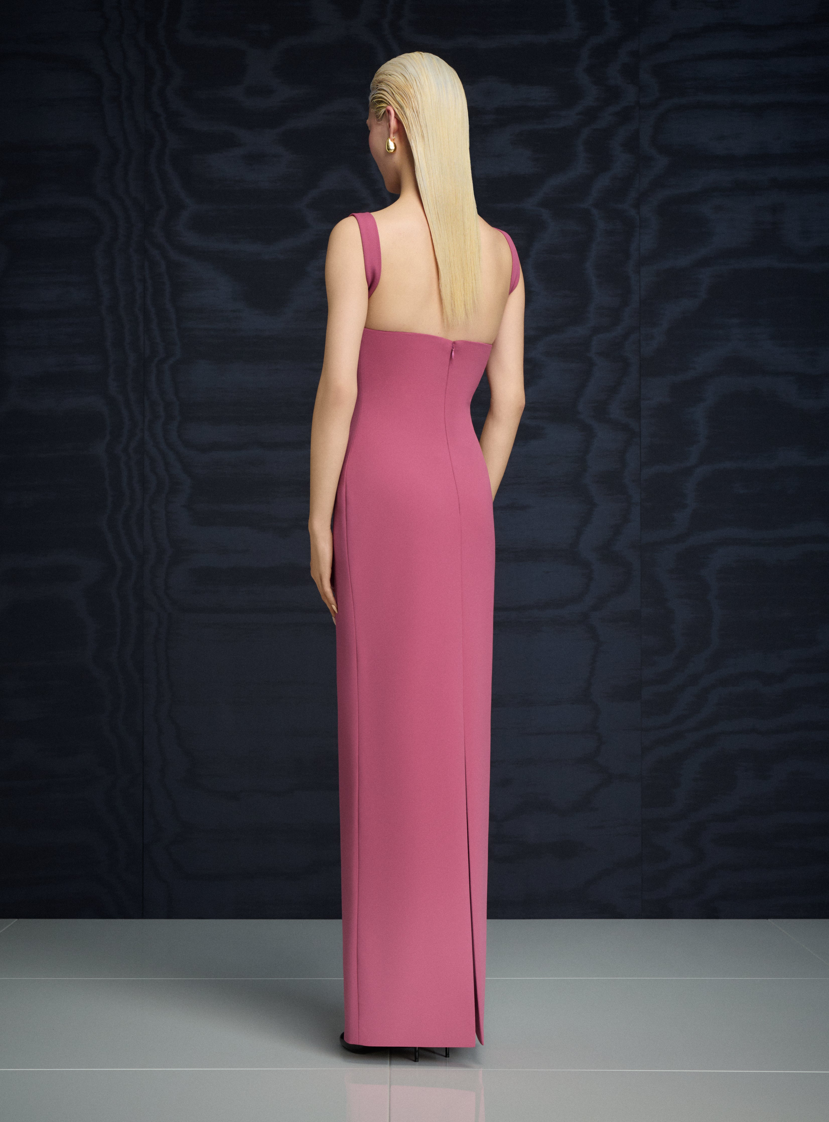 Solace London Joni maxi sukienka wieczorowa Dark Rose