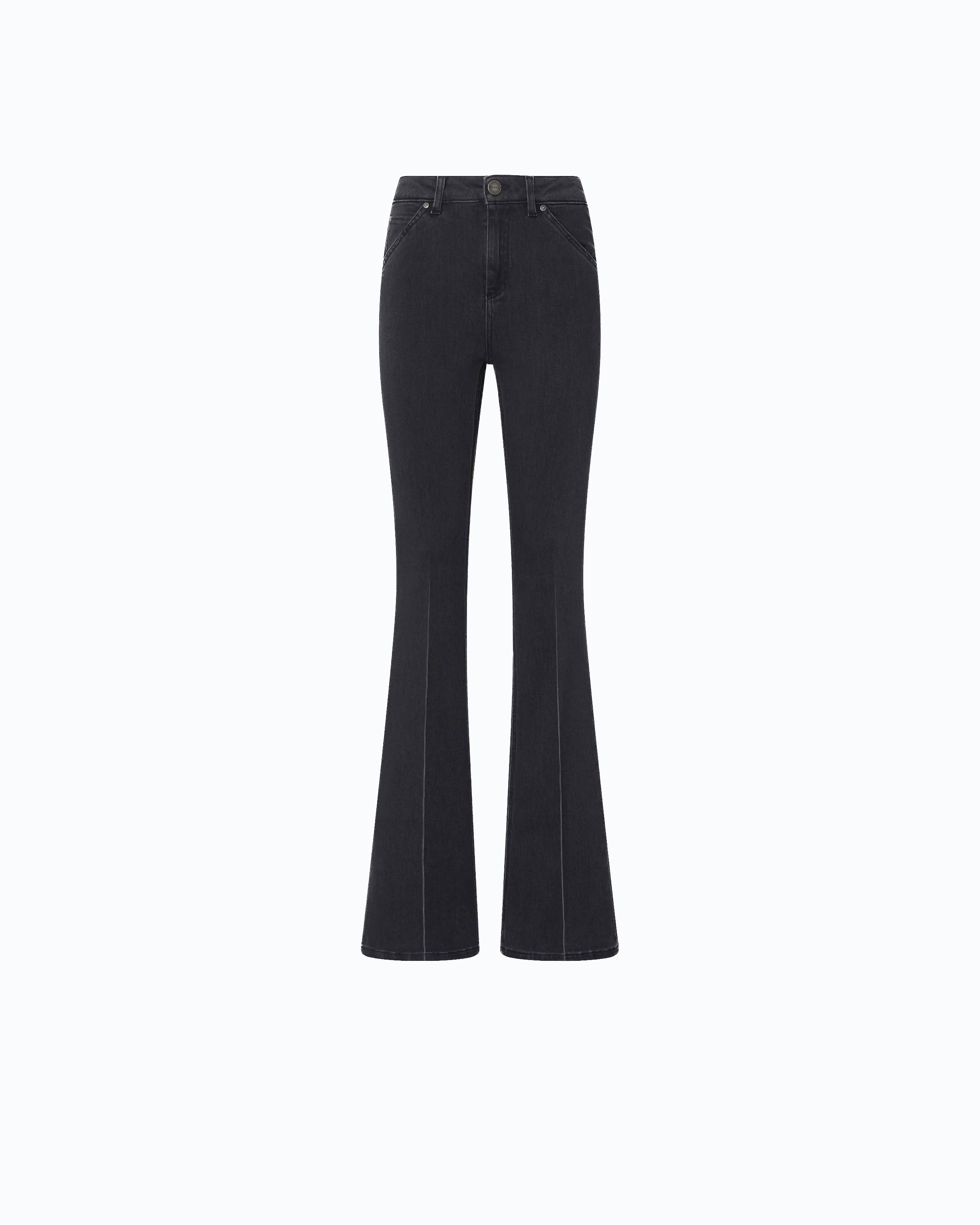 Pinko Francis Flare dżinsy dzwony niebieskie denim