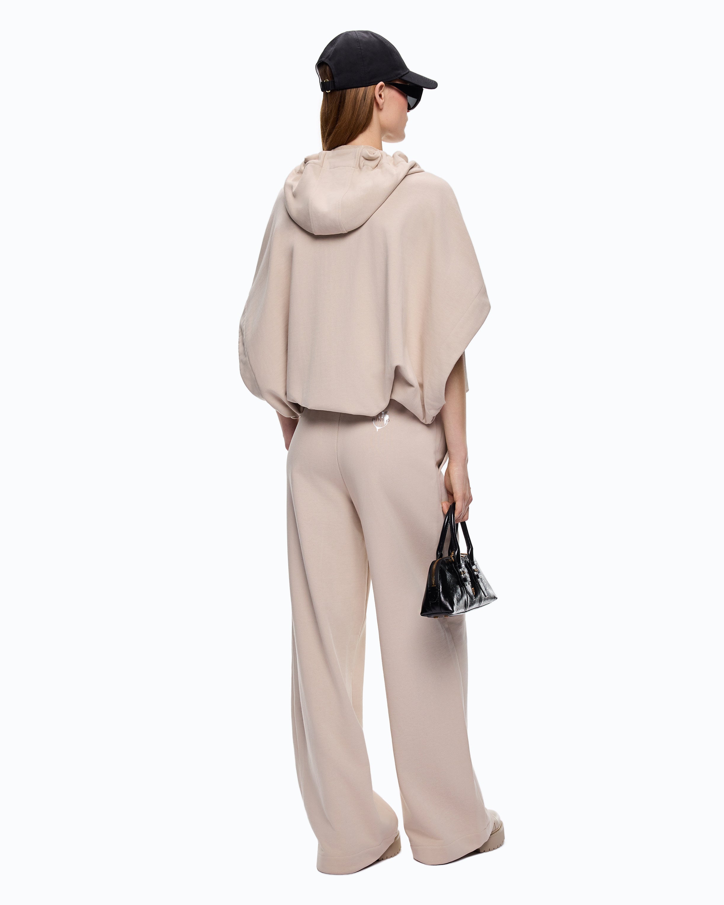 Pinko Passiflora Pants spodnie dresowe szare bawełniane