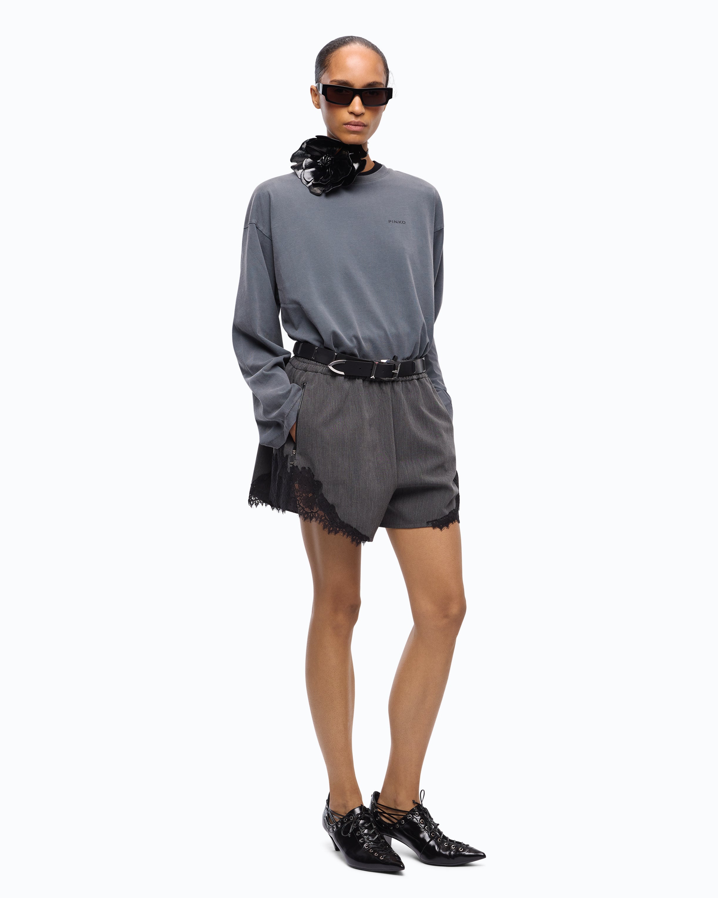 Pinko Resia bluza sprana czarna