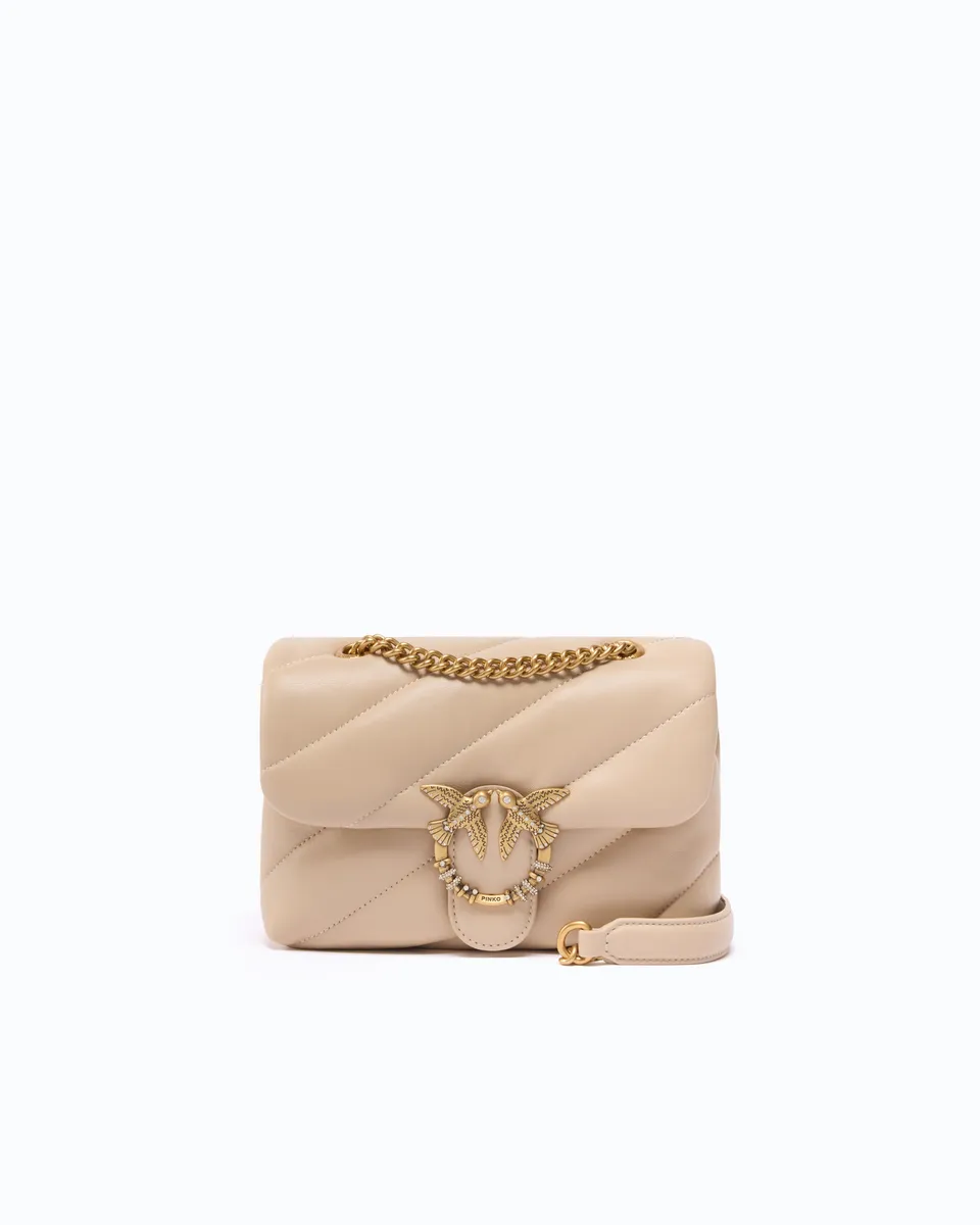 Pinko Love Bag Puff Mini torebka bezowa