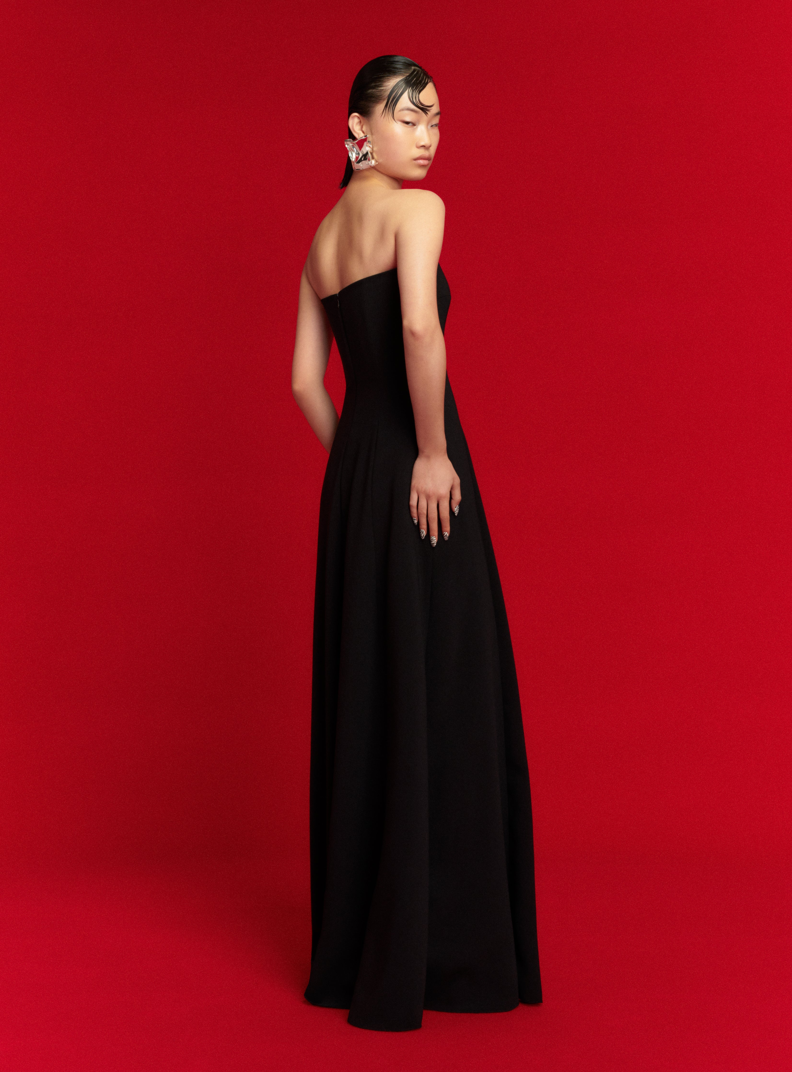 Solace London Helena sukienka maxi czarna