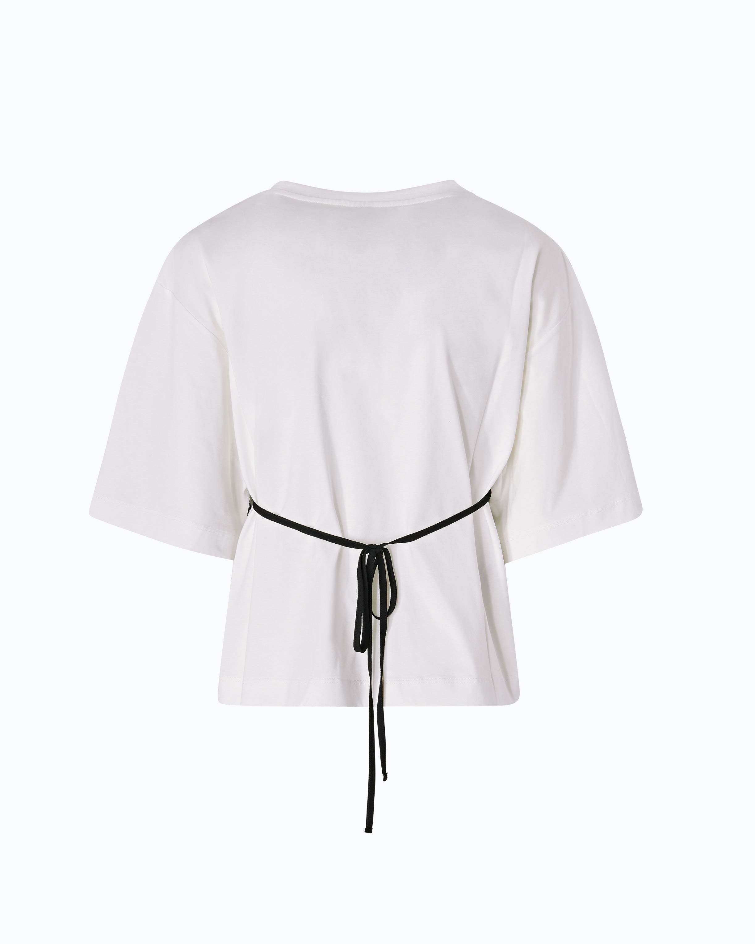 Pinko Tulipano T-Shirt t-shirt z koronką bawełna