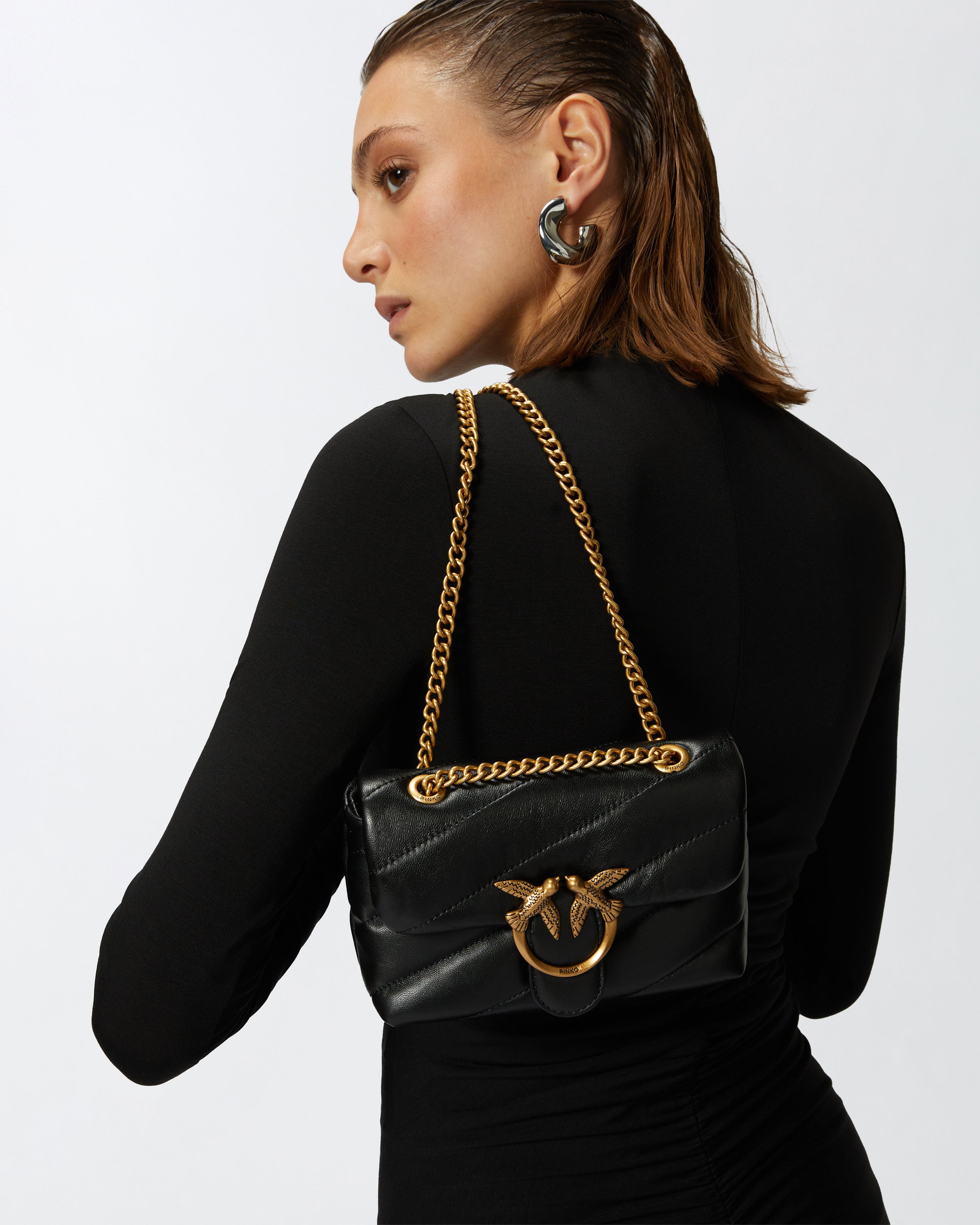 Pinko Love Bag Love Baby Puff C torebka czarna