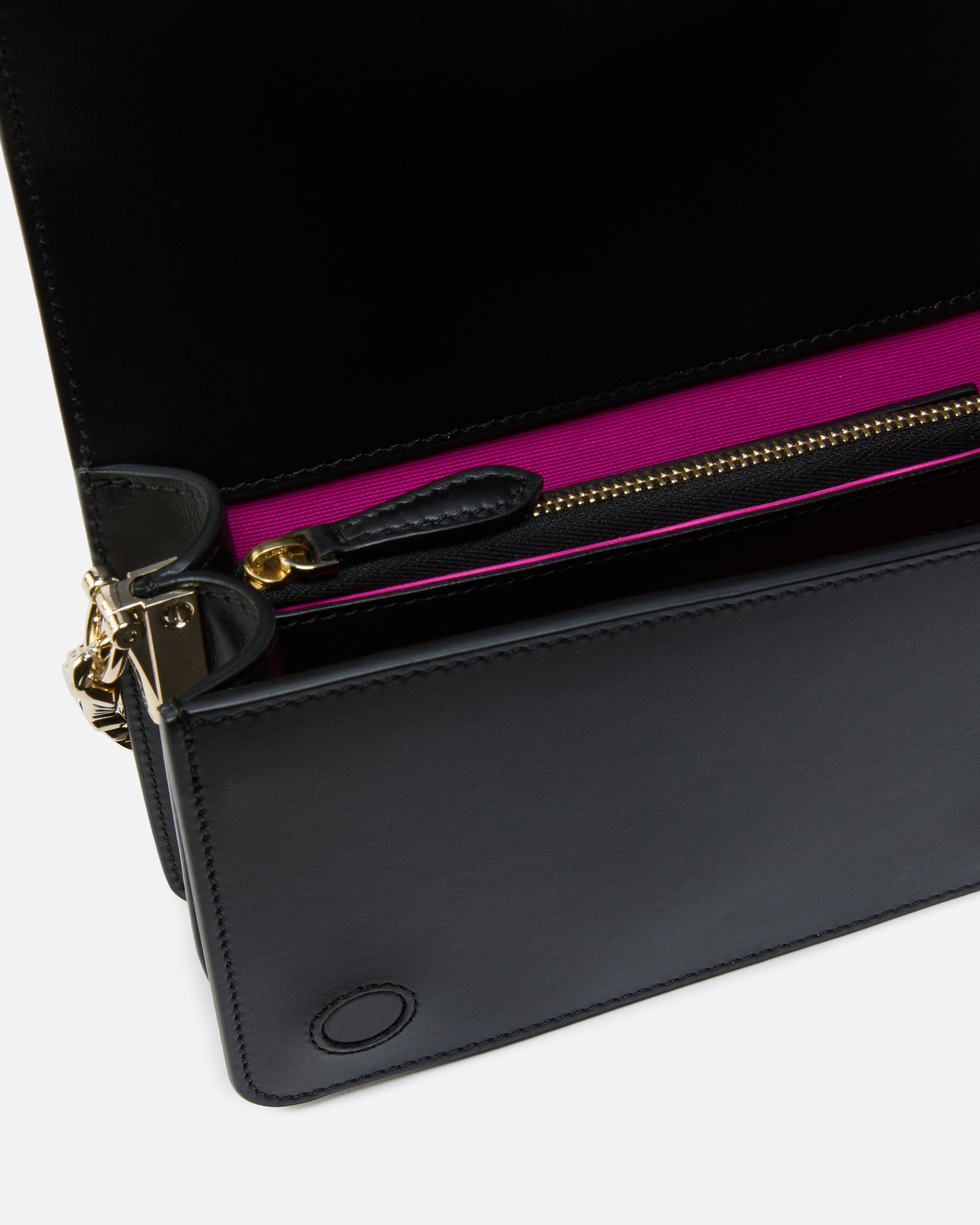 Pinko New Love Click torebka skórzana czarna mini
