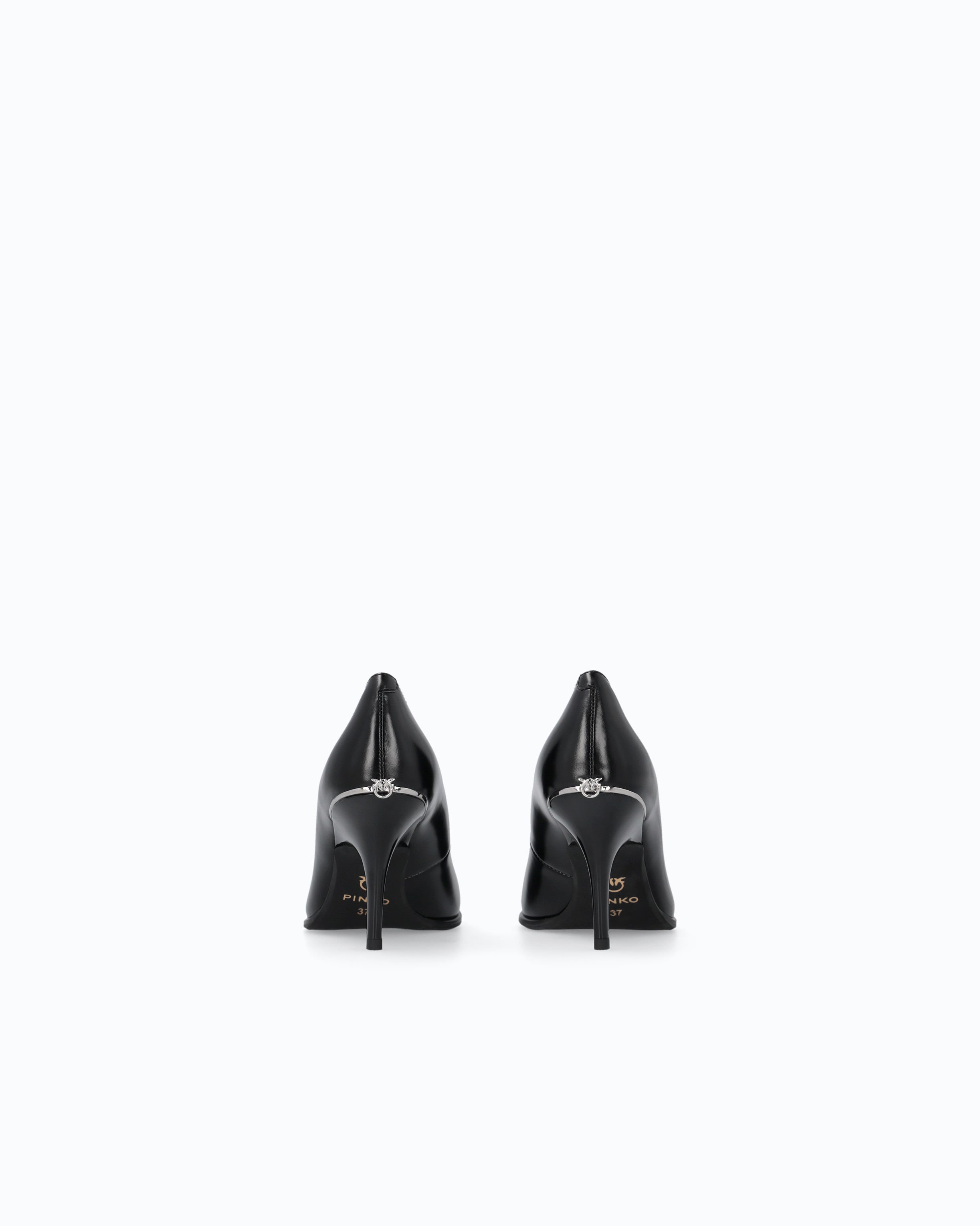 Pinko Lady 11 Pump czółenka skórzane czarne szpilka