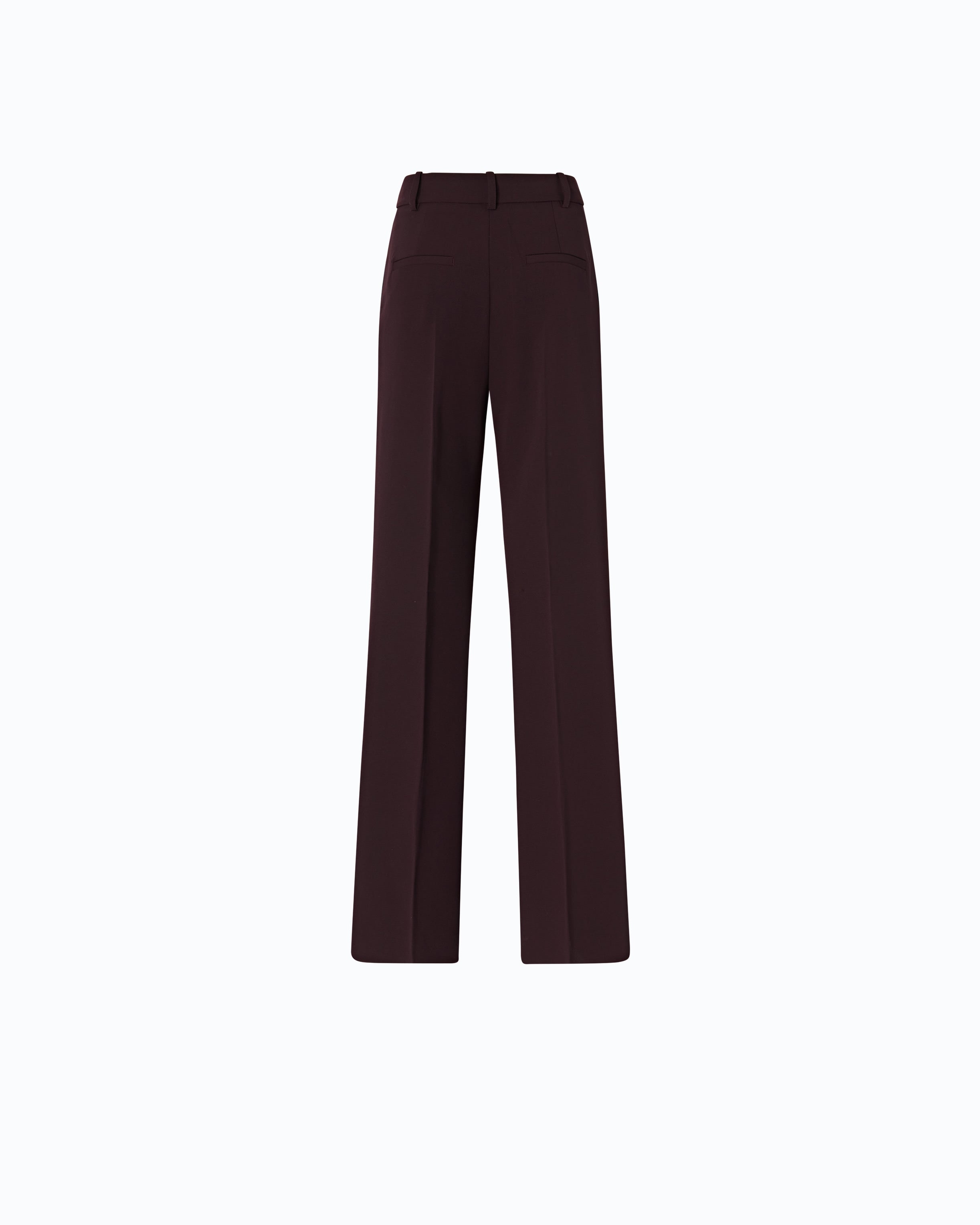 Pinko Petalo Pants spodnie palazzo bordowe