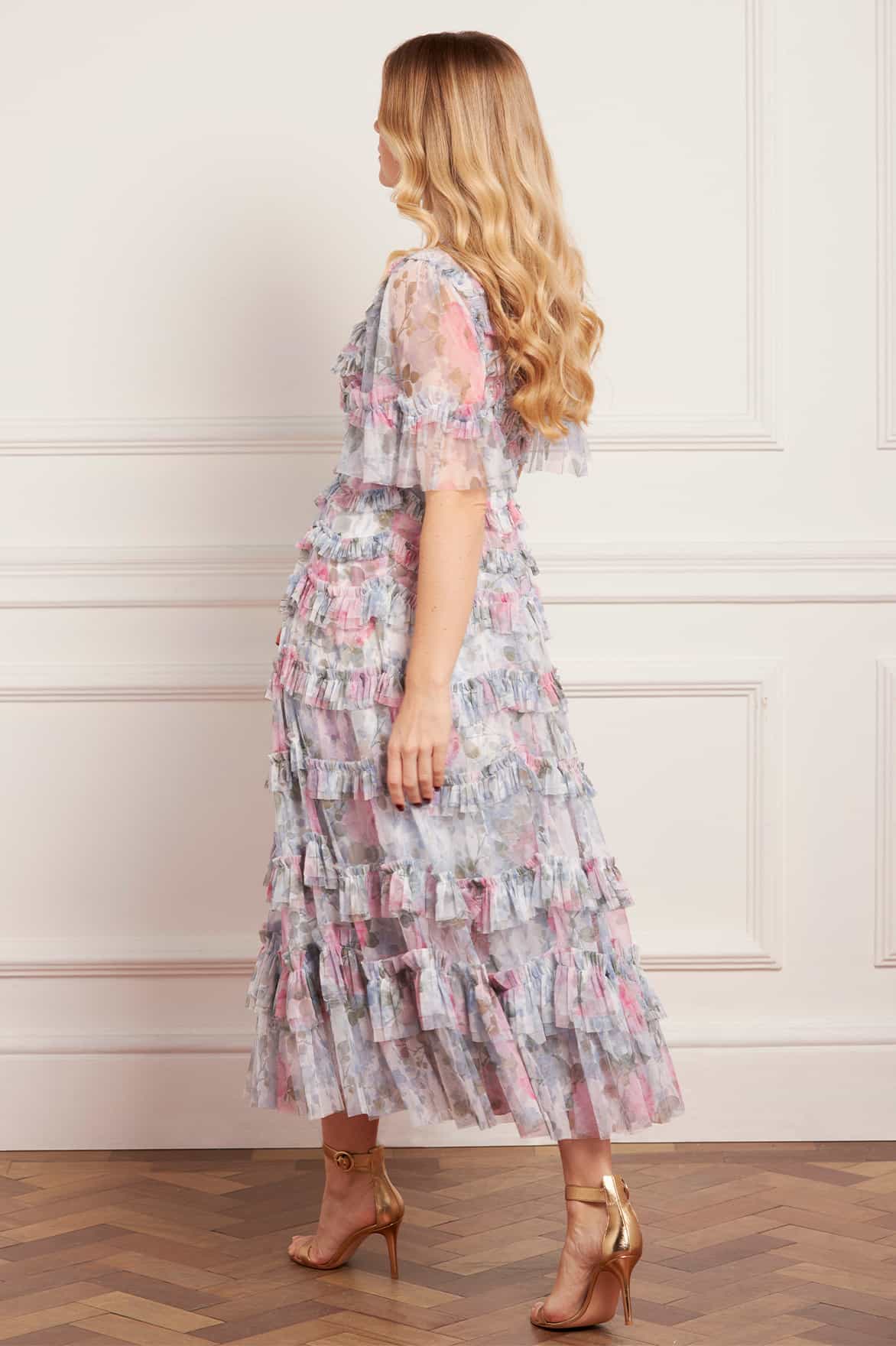 Needle & Thread Camille's Garden sukienka balerina midi