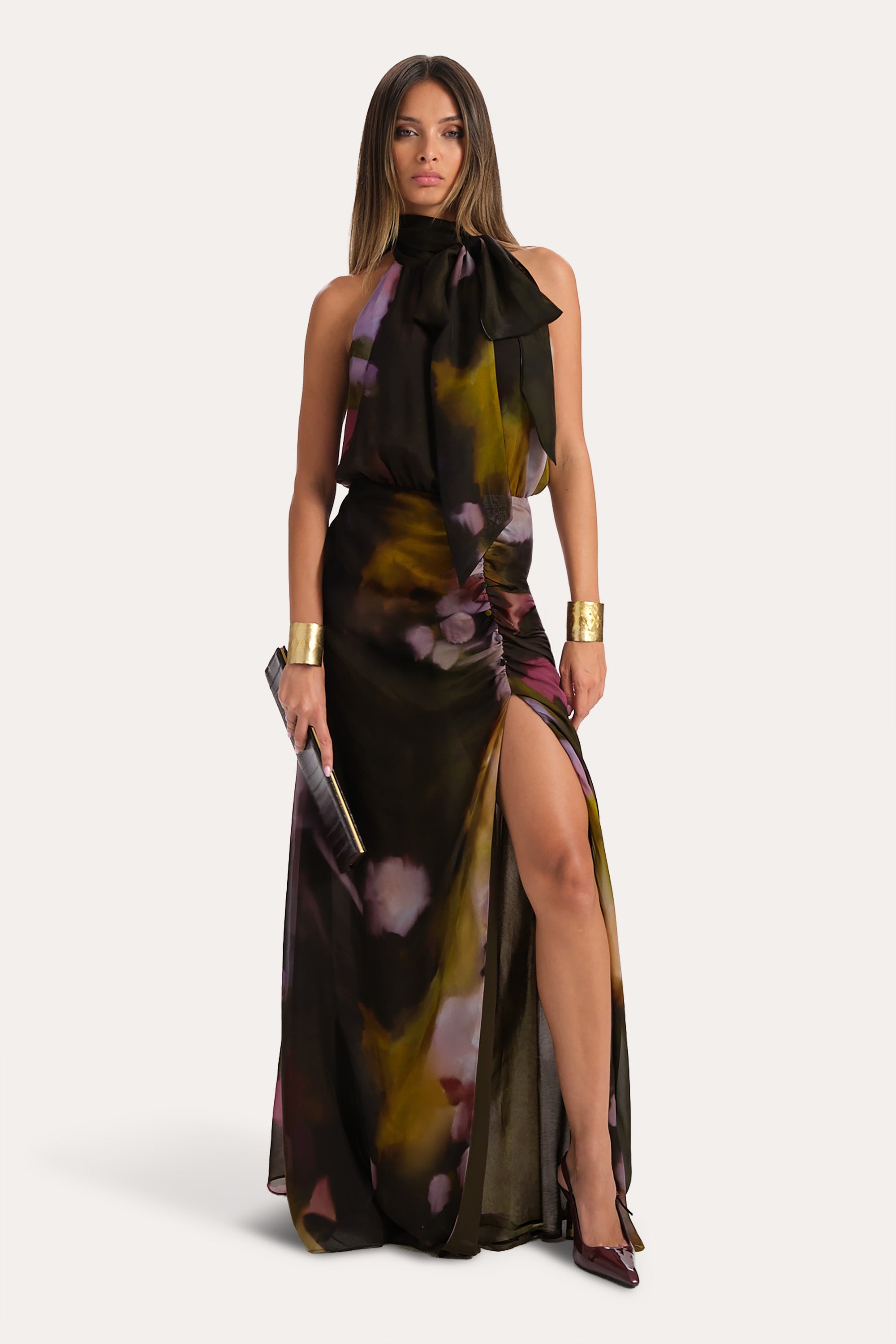 Elie Tahari Emilia E9033606 sukienka wieczorowa jedwabna