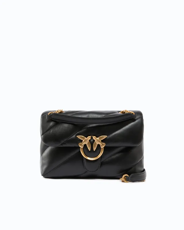 Pinko Classic Love Bag Puff Maxi Quilt torebka czarna pikowana