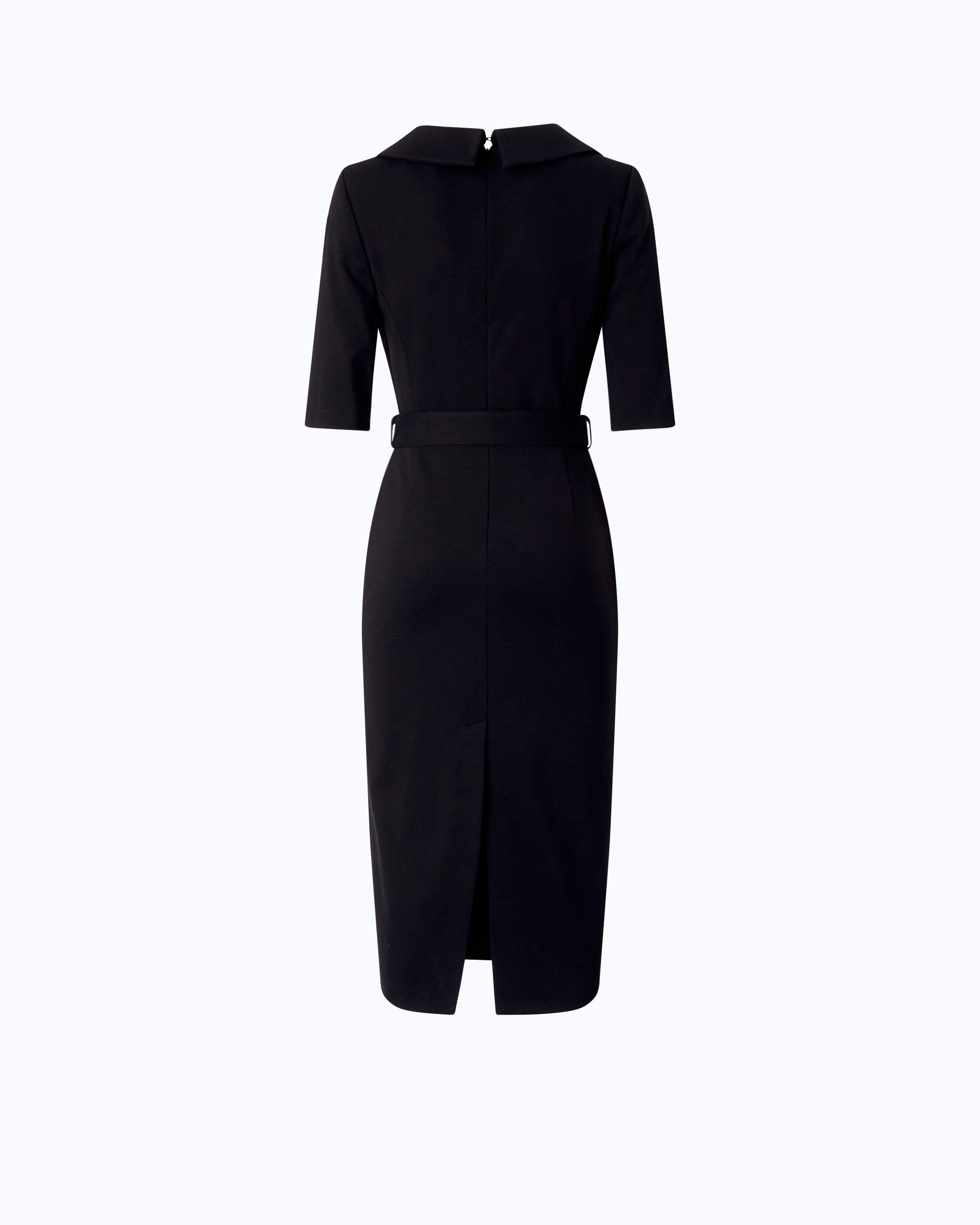 Pinko Arnebia Dress sukienka midi czarna ołówkowa