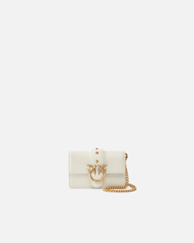 Pinko Micro Love Bag Icon Simply torebka skórzana mini
