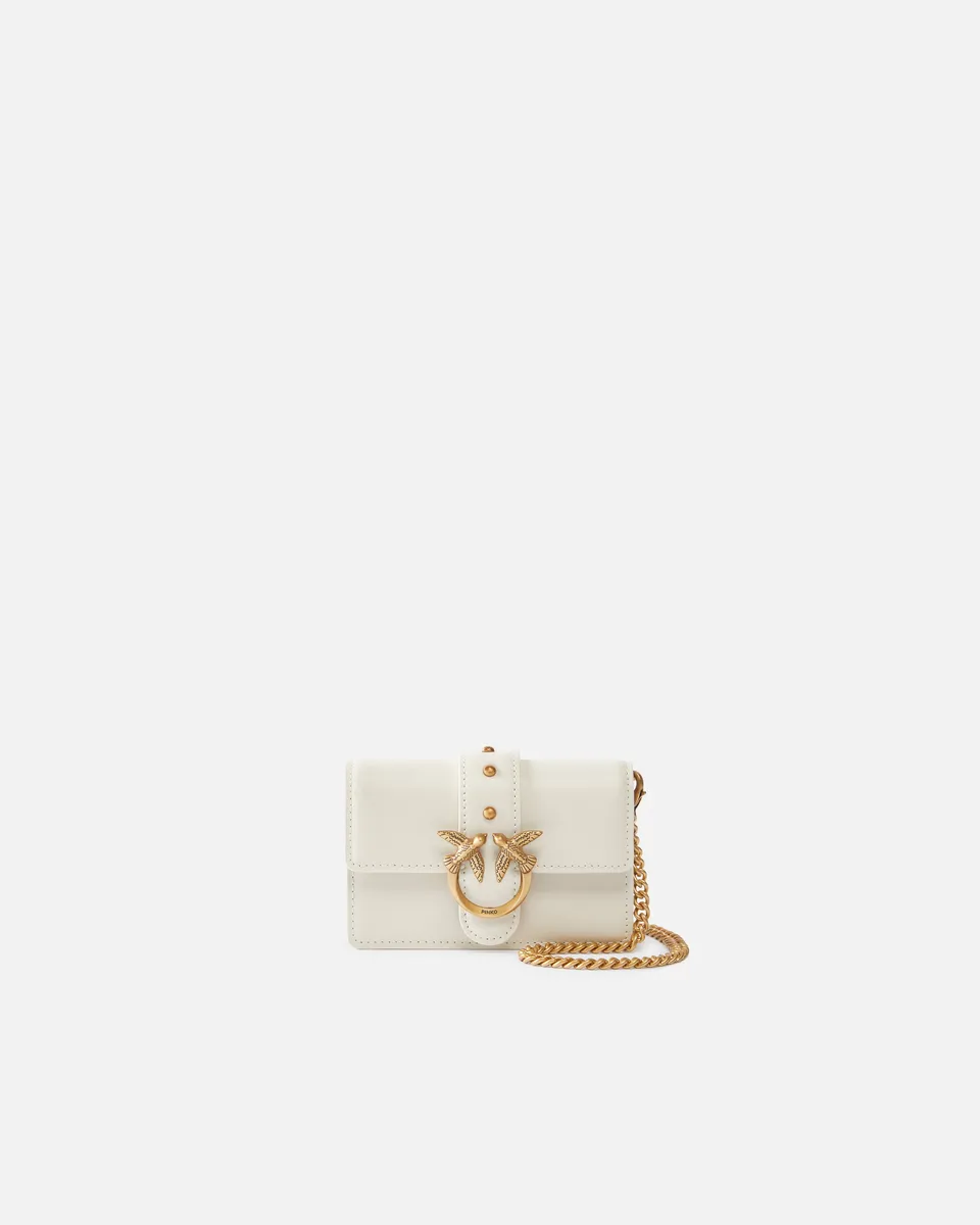 Pinko Micro Love Bag Icon Simply torebka skórzana mini