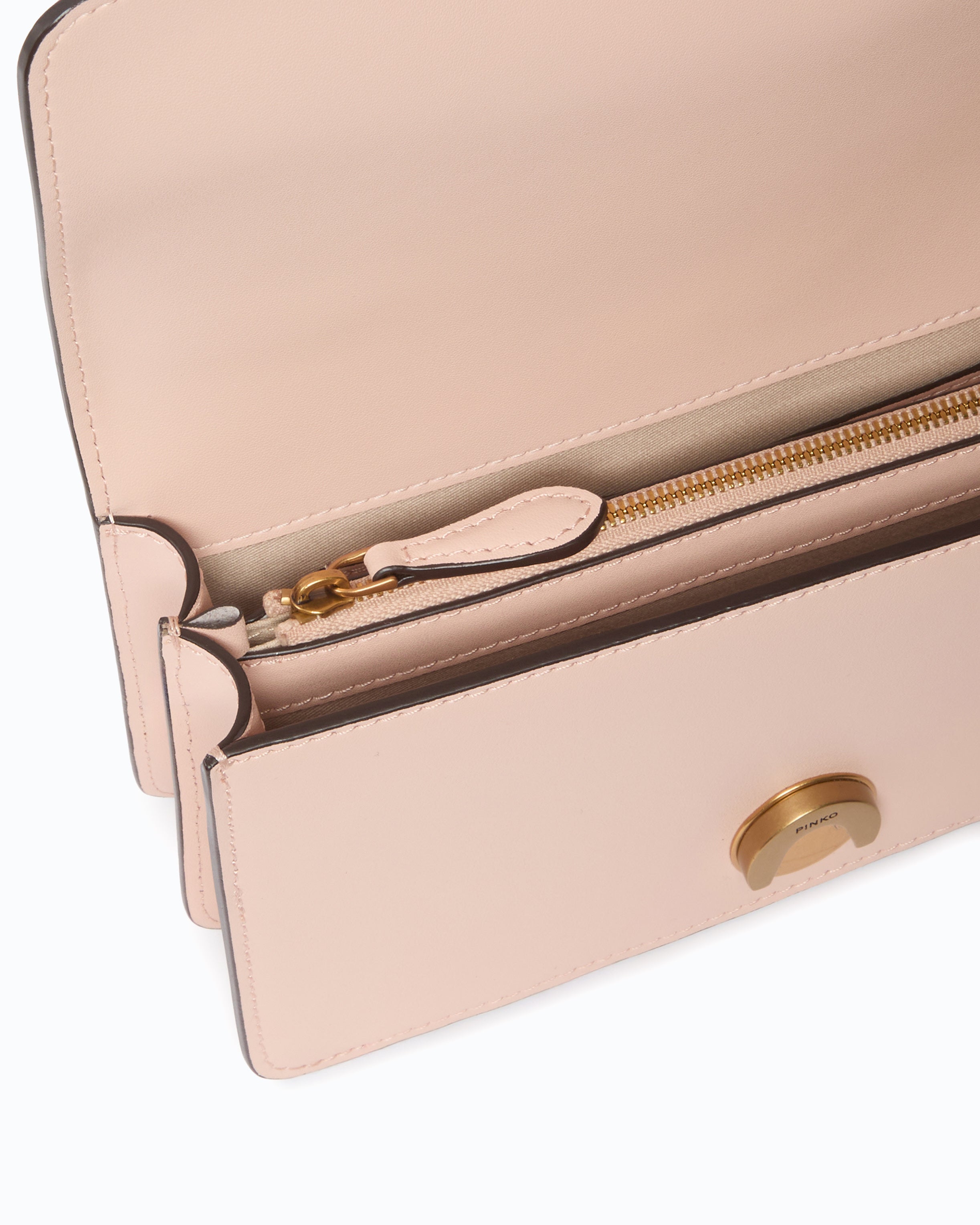 Pinko Love Bag One Mini New Buckle torebka skórzana