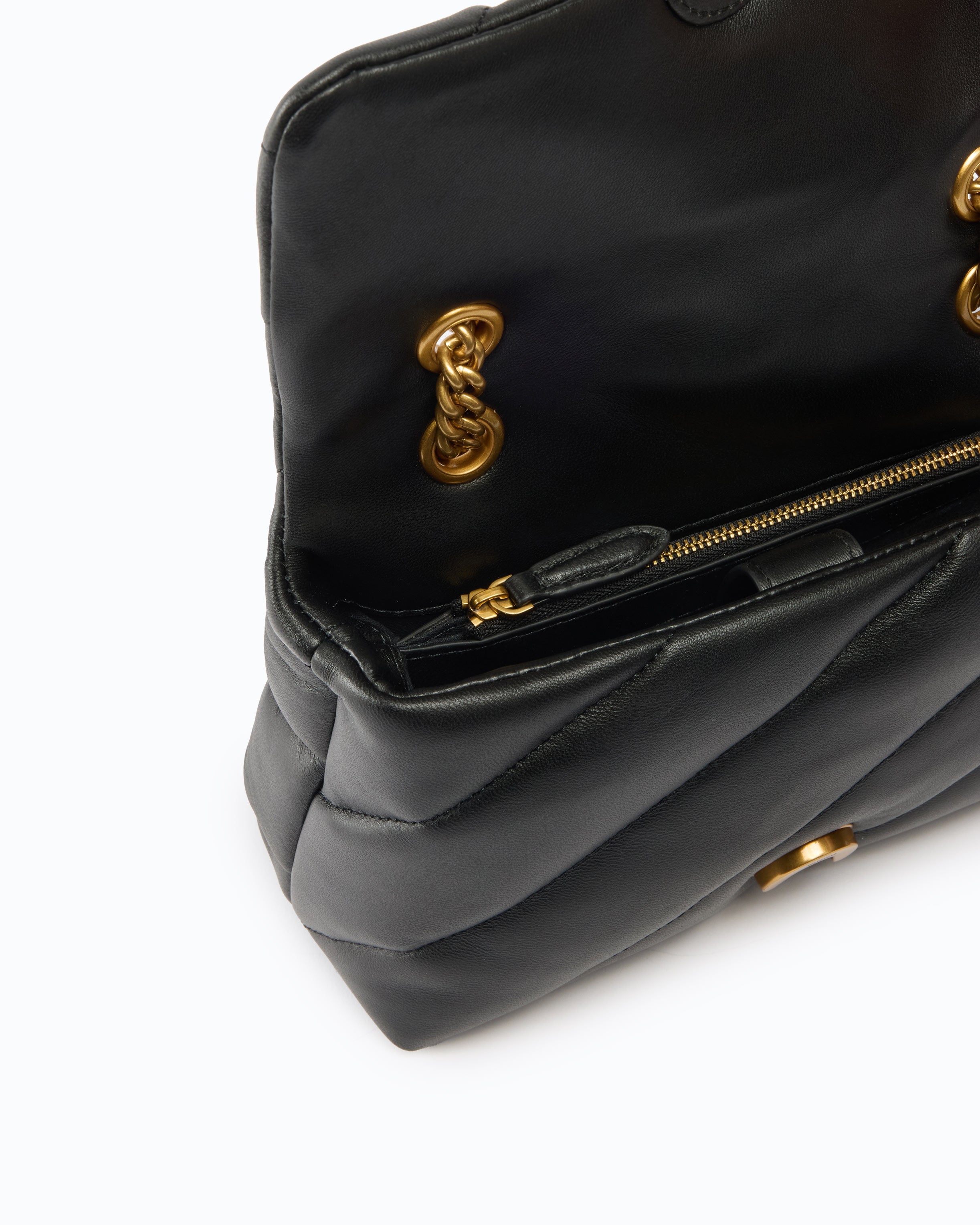 Pinko Mini Love Bag Puff torebka nappa czarna