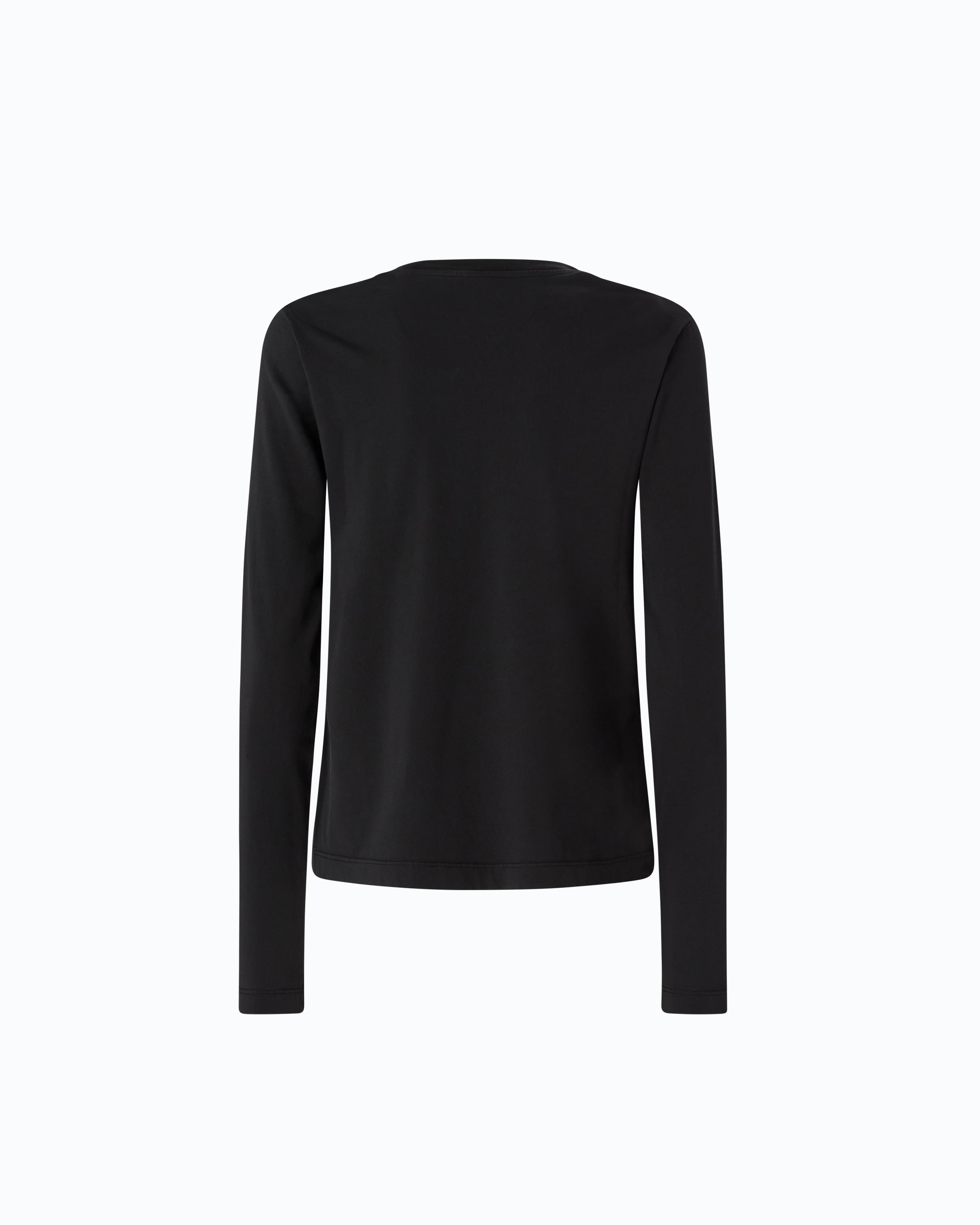 Pinko Toblino T-shirt bawełniany czarny flokowany